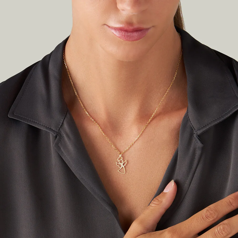 Pendente Angelo Poème Oro Giallo 375/1000 1410271