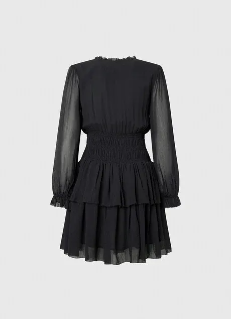 Pepe Jeans Abito Mini Romantico Lucy PL953018 999 black