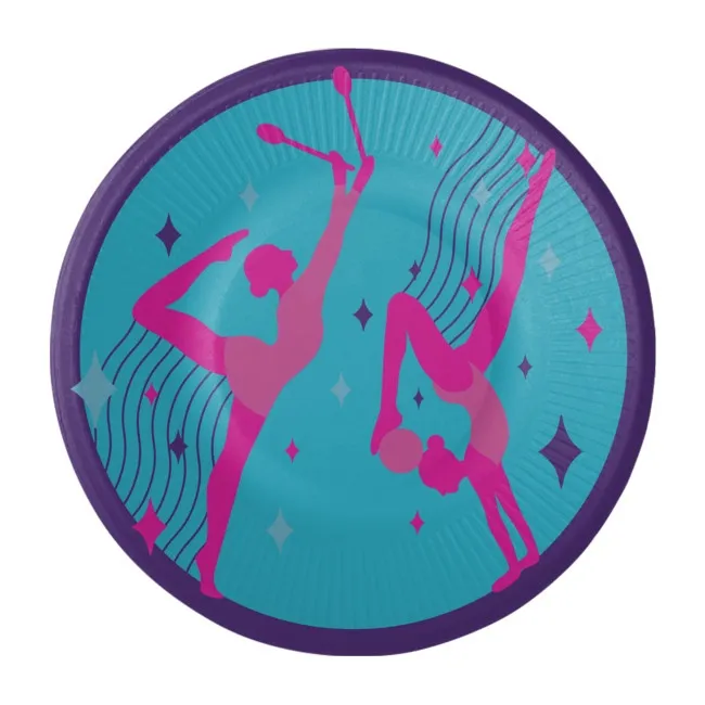 Piatti per ginnastica ritmica 22 cm - 8 pz.