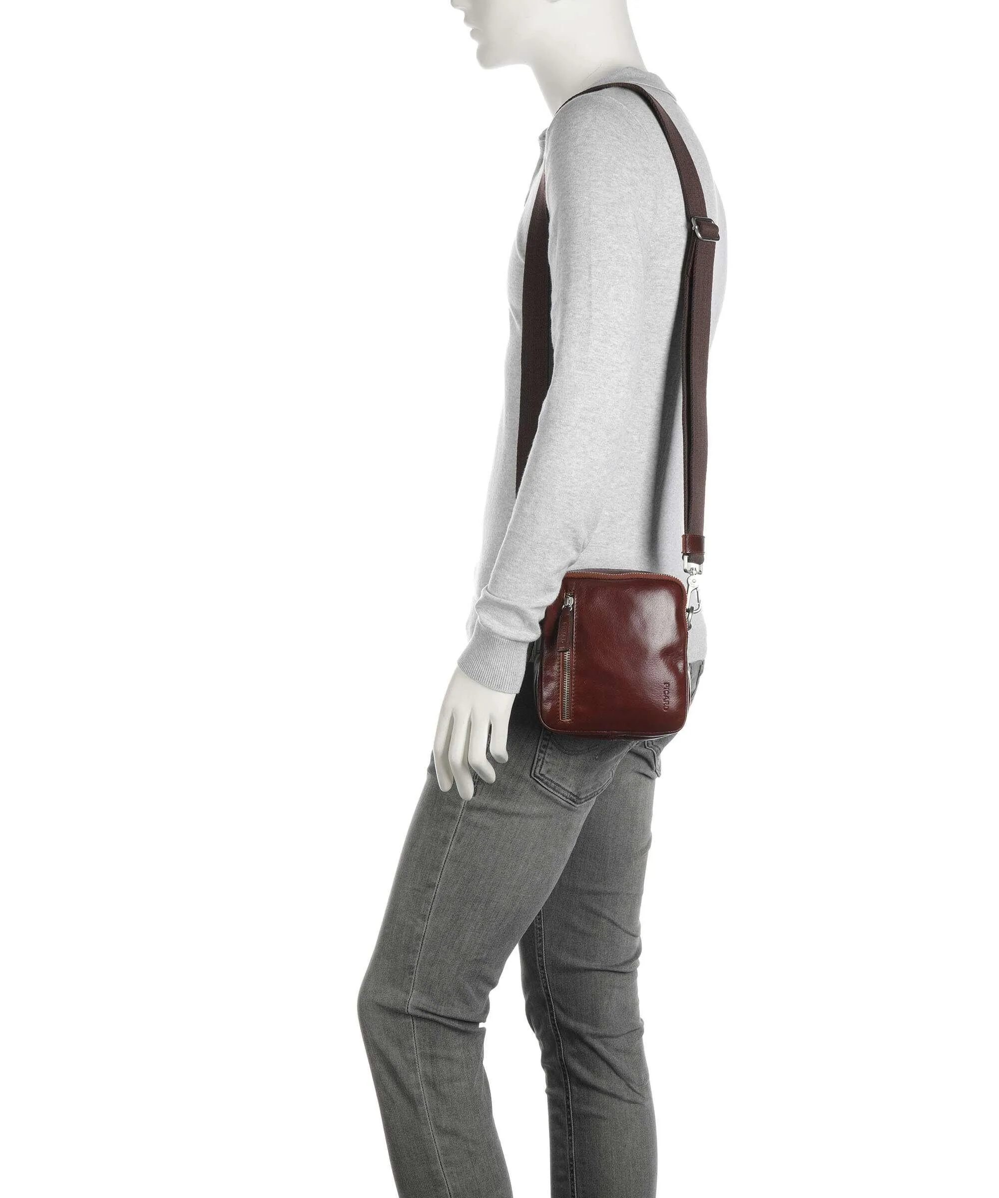  Picard Buddy Borsa a tracolla pelle di bufalo d'acqua cognac  