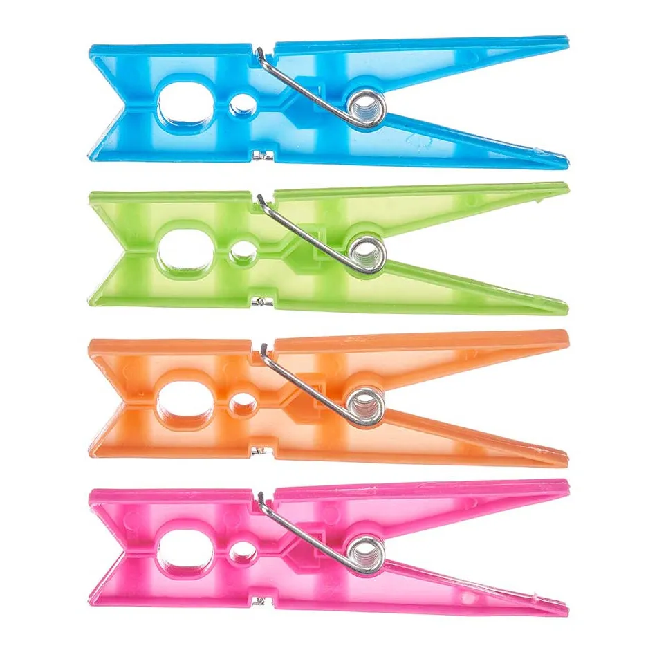 Pinzette in plastica da 8 cm - 24 pezzi.