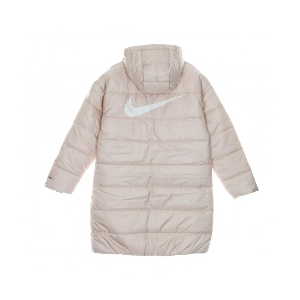 piumino lungo donna w therma fit repel classic hooded parka PINK OXFORD/BLACK/WHITE