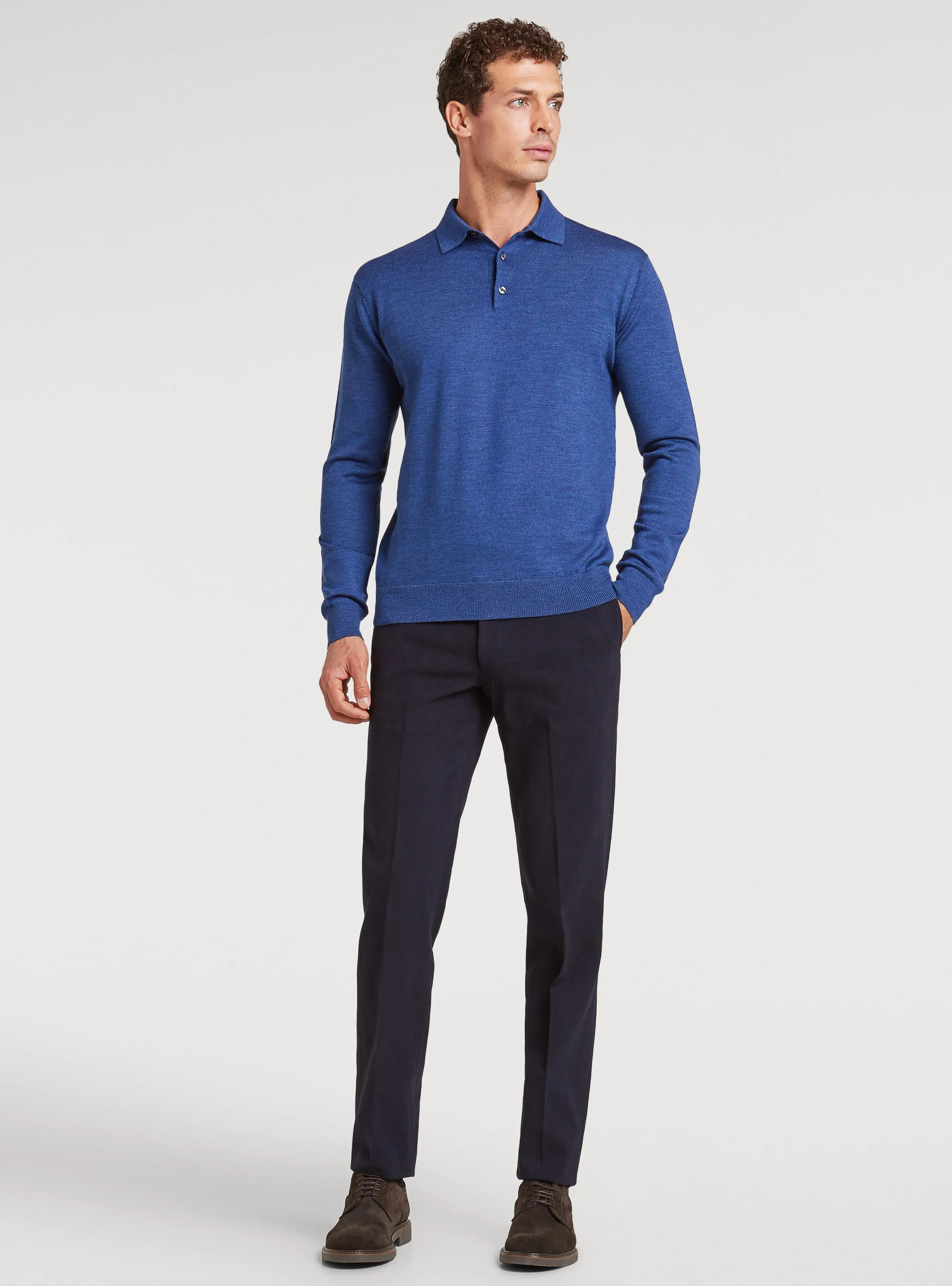   Polo in pura lana merino      