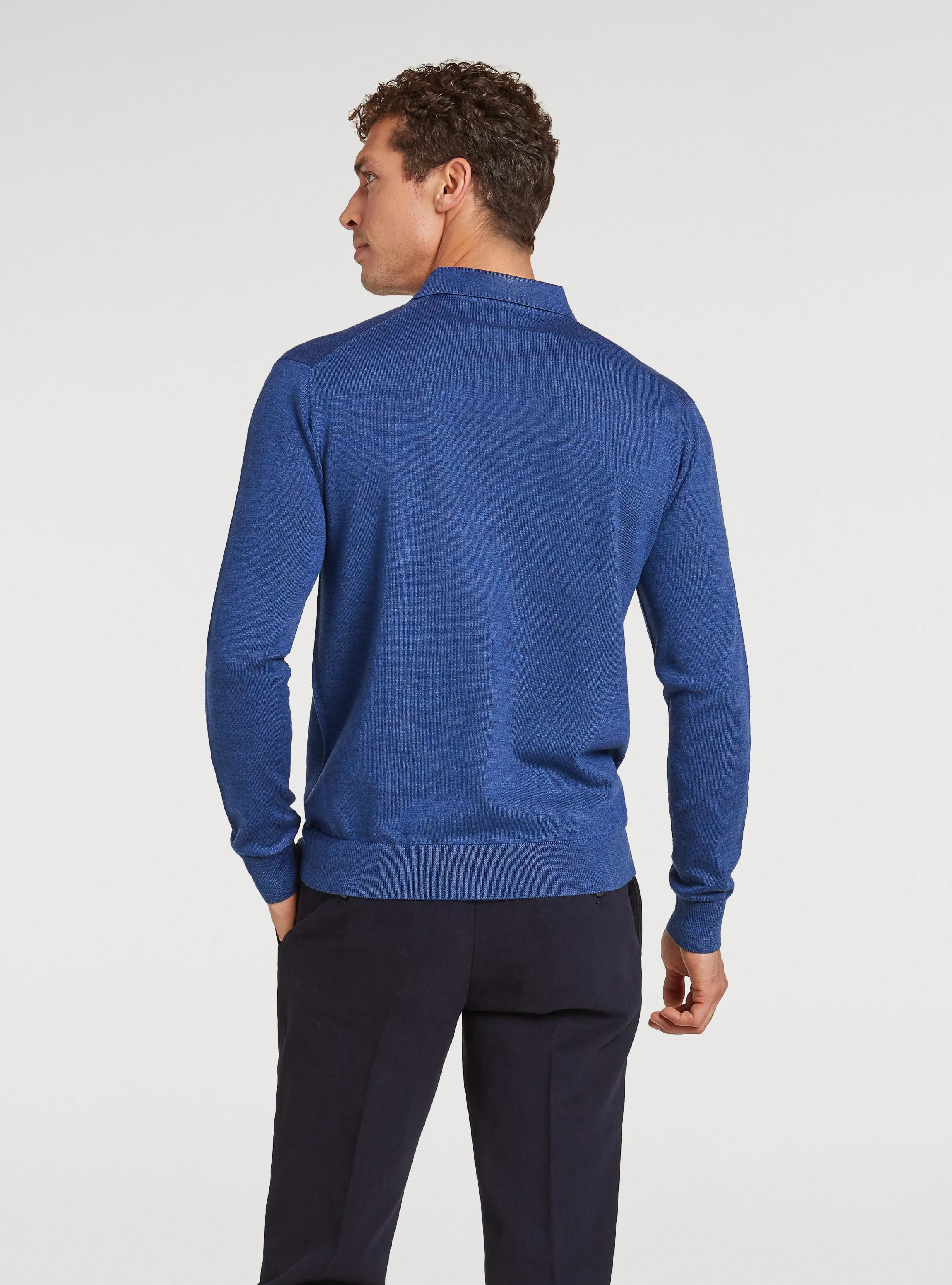   Polo in pura lana merino      