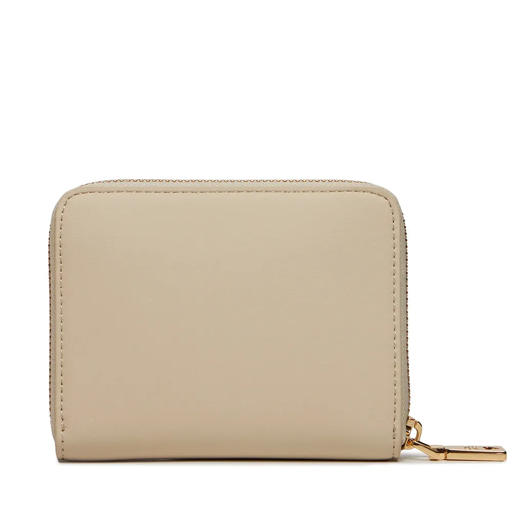 Portafoglio Donna Piccolo Zip Around LOVE MOSCHINO linea Bold Love Avorio