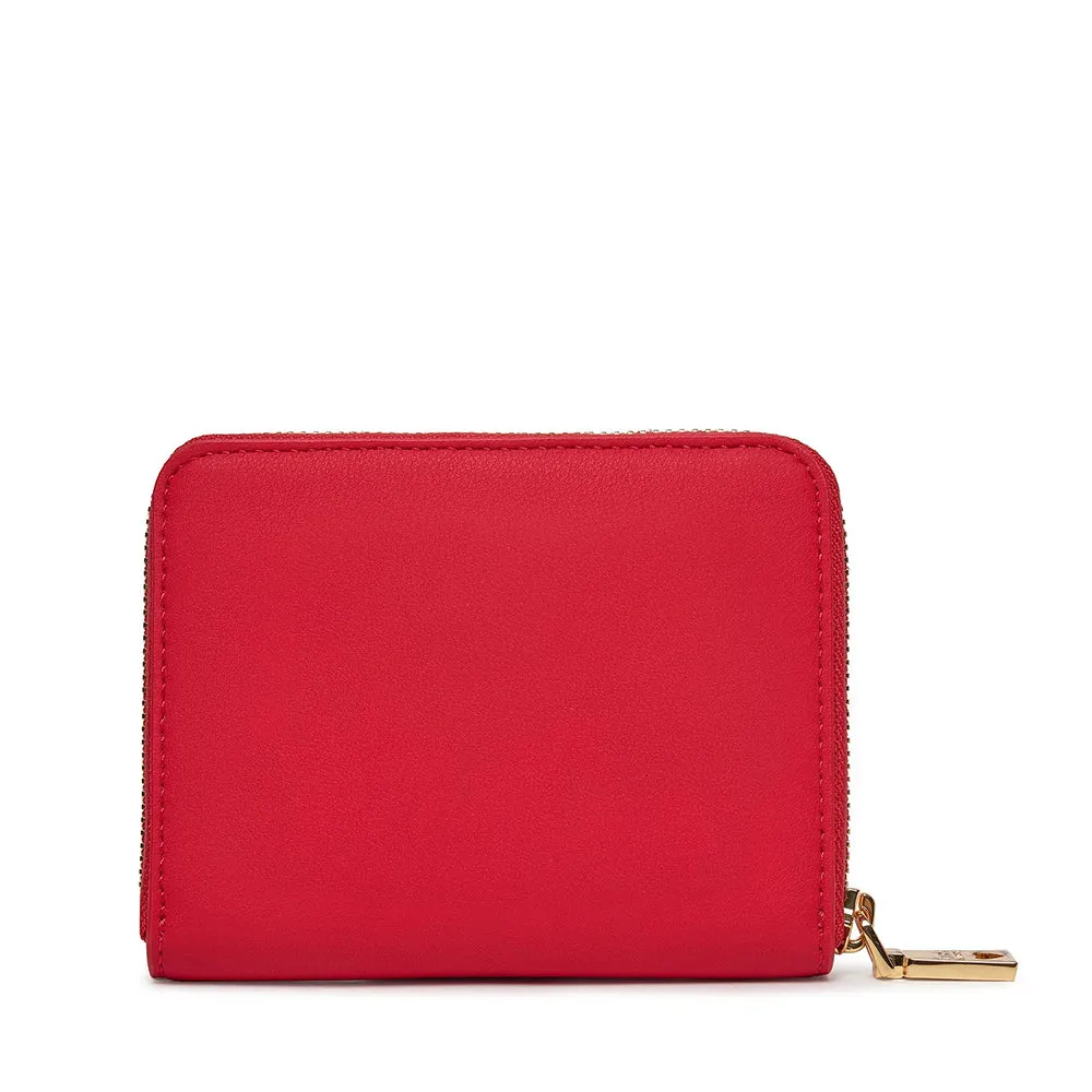 Portafoglio Donna Piccolo Zip Around LOVE MOSCHINO linea Bold Love Rosso