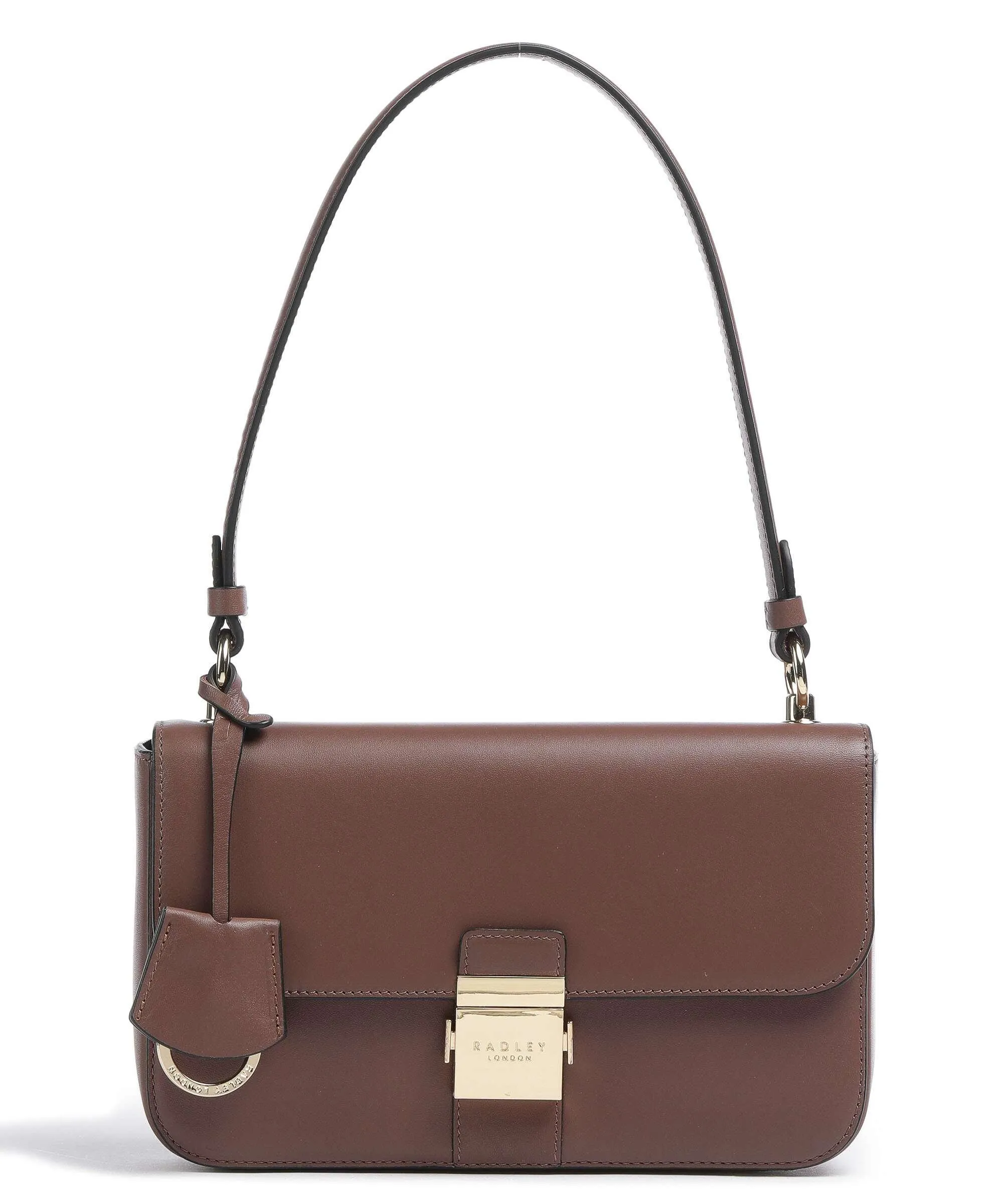  Radley London Hanley Close Borsa a spalla pelle liscia marrone  
