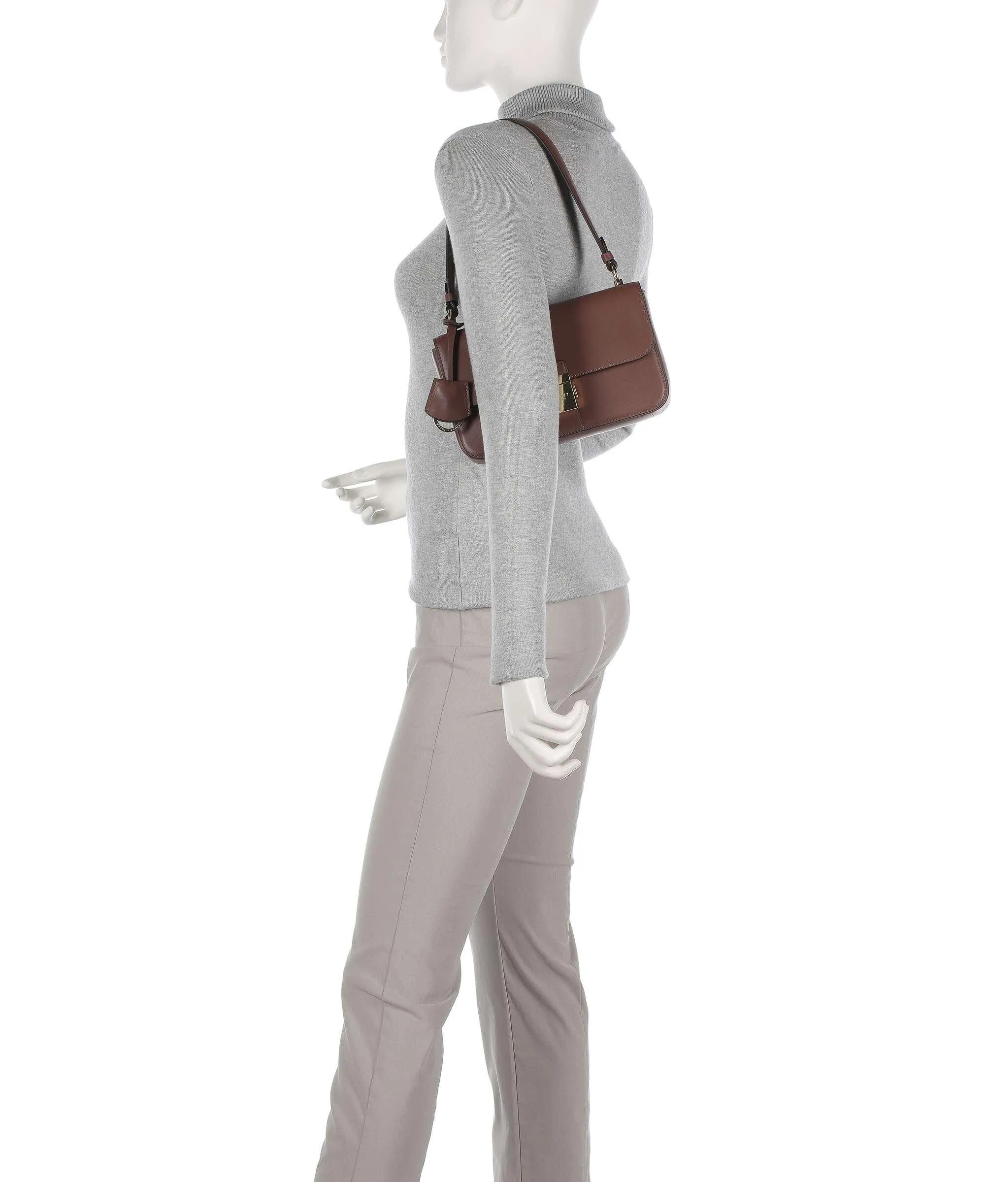  Radley London Hanley Close Borsa a spalla pelle liscia marrone  