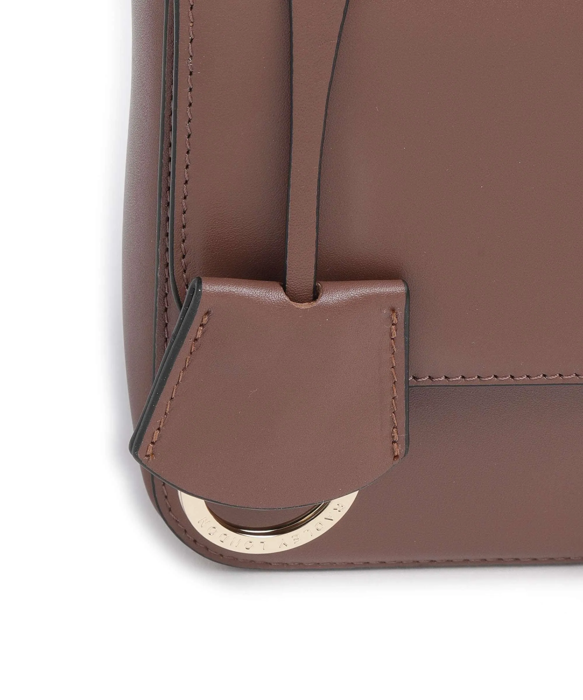  Radley London Hanley Close Borsa a spalla pelle liscia marrone  
