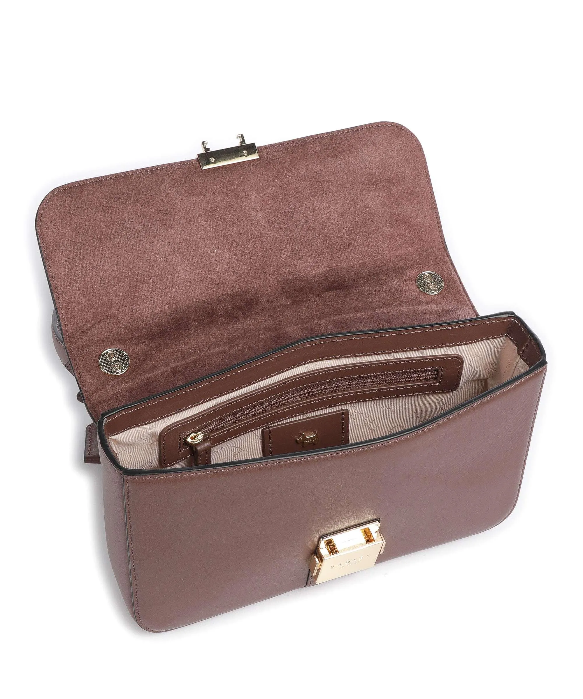  Radley London Hanley Close Borsa a spalla pelle liscia marrone  