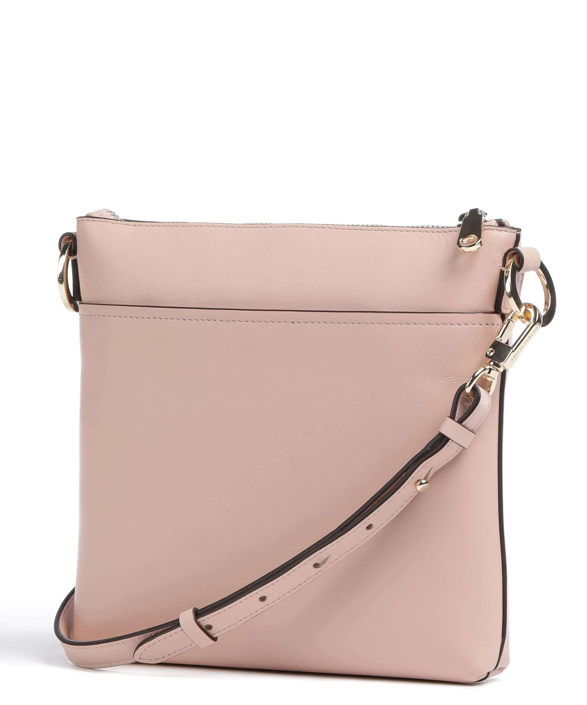  Radley London Pockets 2.0 Borsa a tracolla pelle a grana fine rosa  