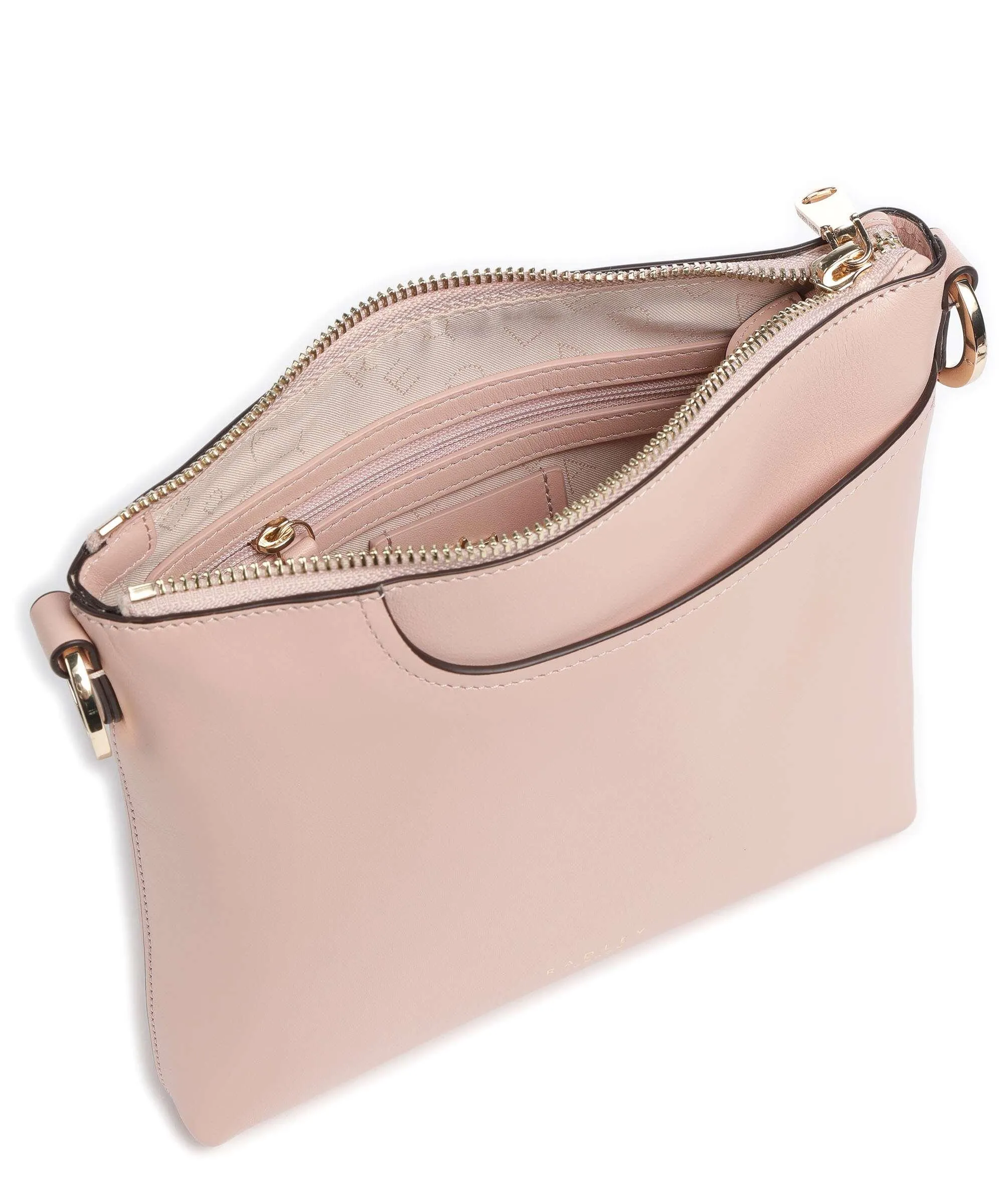  Radley London Pockets 2.0 Borsa a tracolla pelle a grana fine rosa  