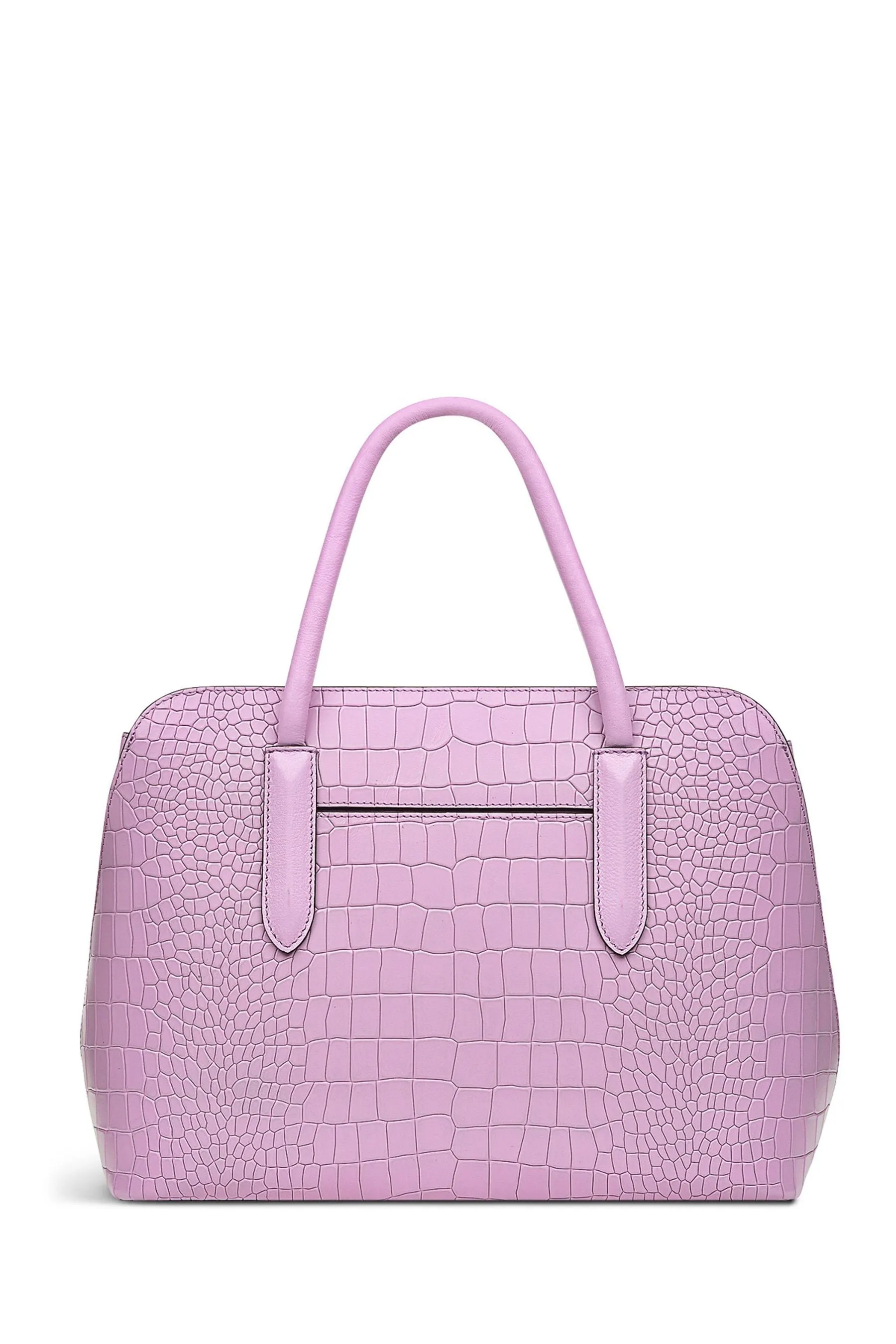Radley London Rosa - Liverpool Street 2.0 - Borsa multiposizione media effetto coccodrillo con zip sulla parte superiore
