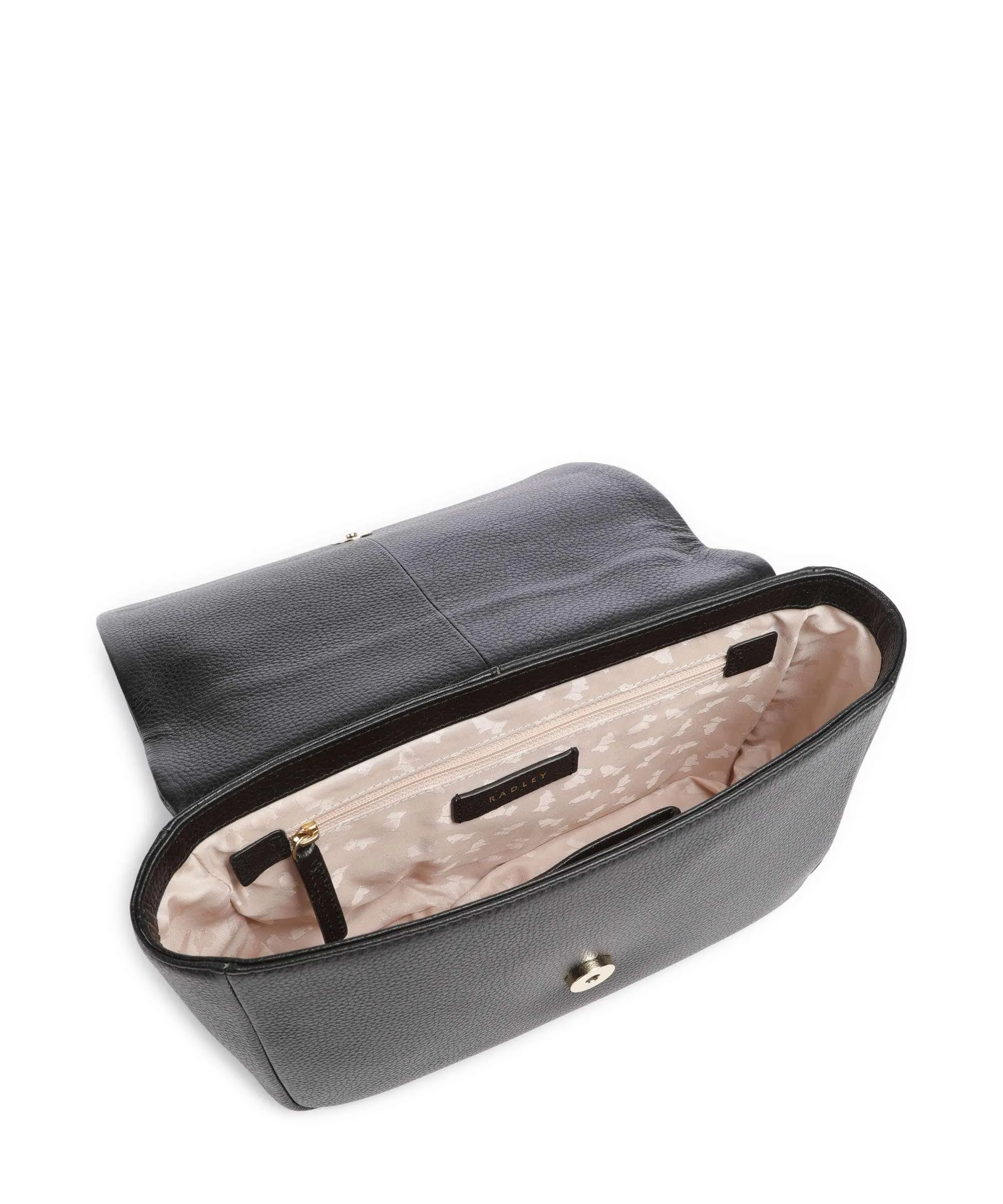  Radley London Sycamore Grove Borsa a tracolla pelle nero  