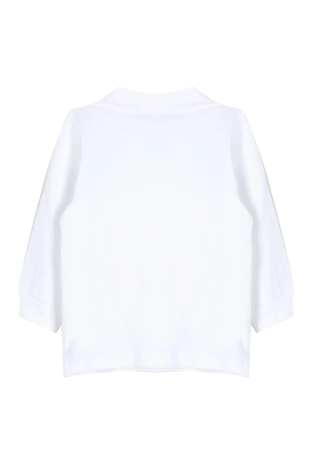 Ralph Lauren t-shirt bianca neonato in cotone