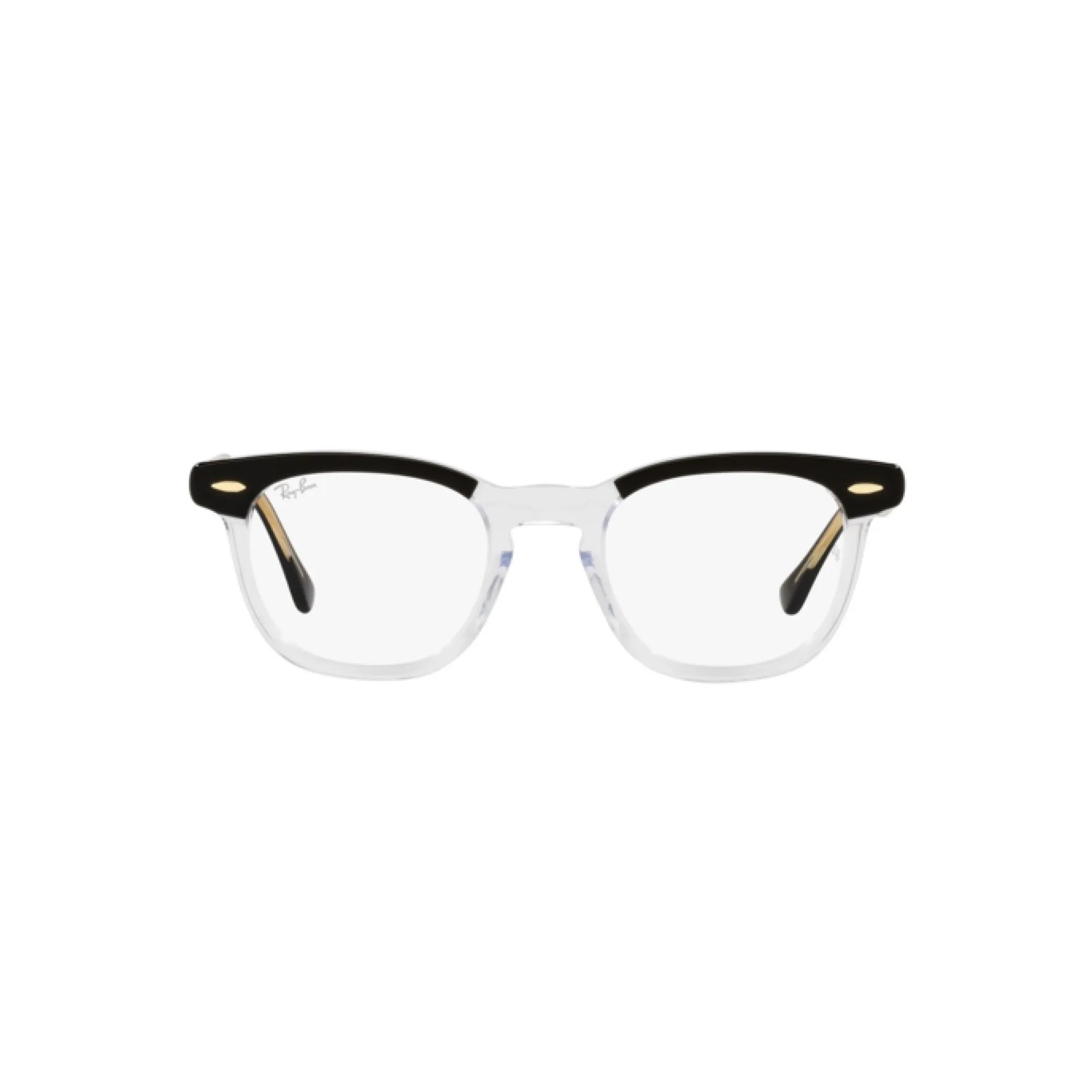   Ray-Ban RX 5398 Hawkeye 2034 Nero Su Trasparente | Occhiale Da Vista Unisex 