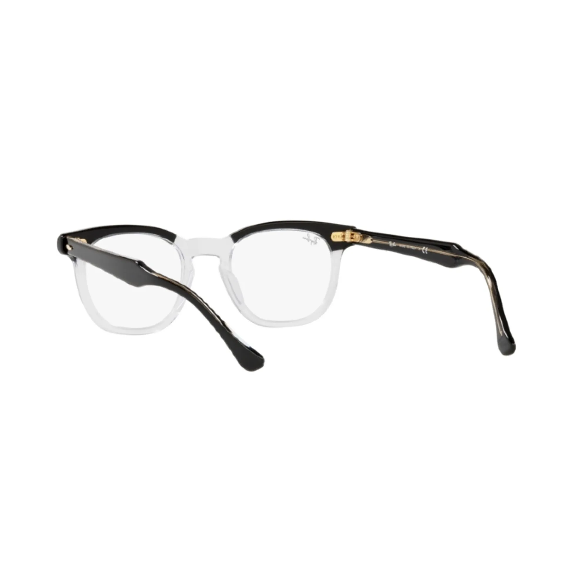   Ray-Ban RX 5398 Hawkeye 2034 Nero Su Trasparente | Occhiale Da Vista Unisex 