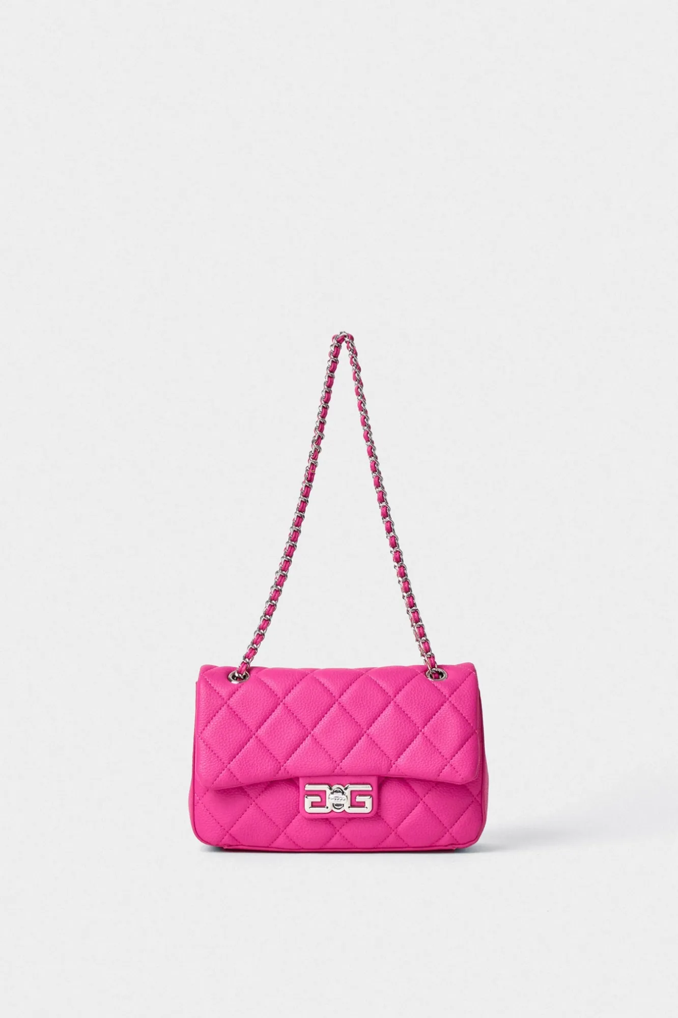 Reg Shoulder Strap Con Matelassè Fucsia - Gaëlle Paris