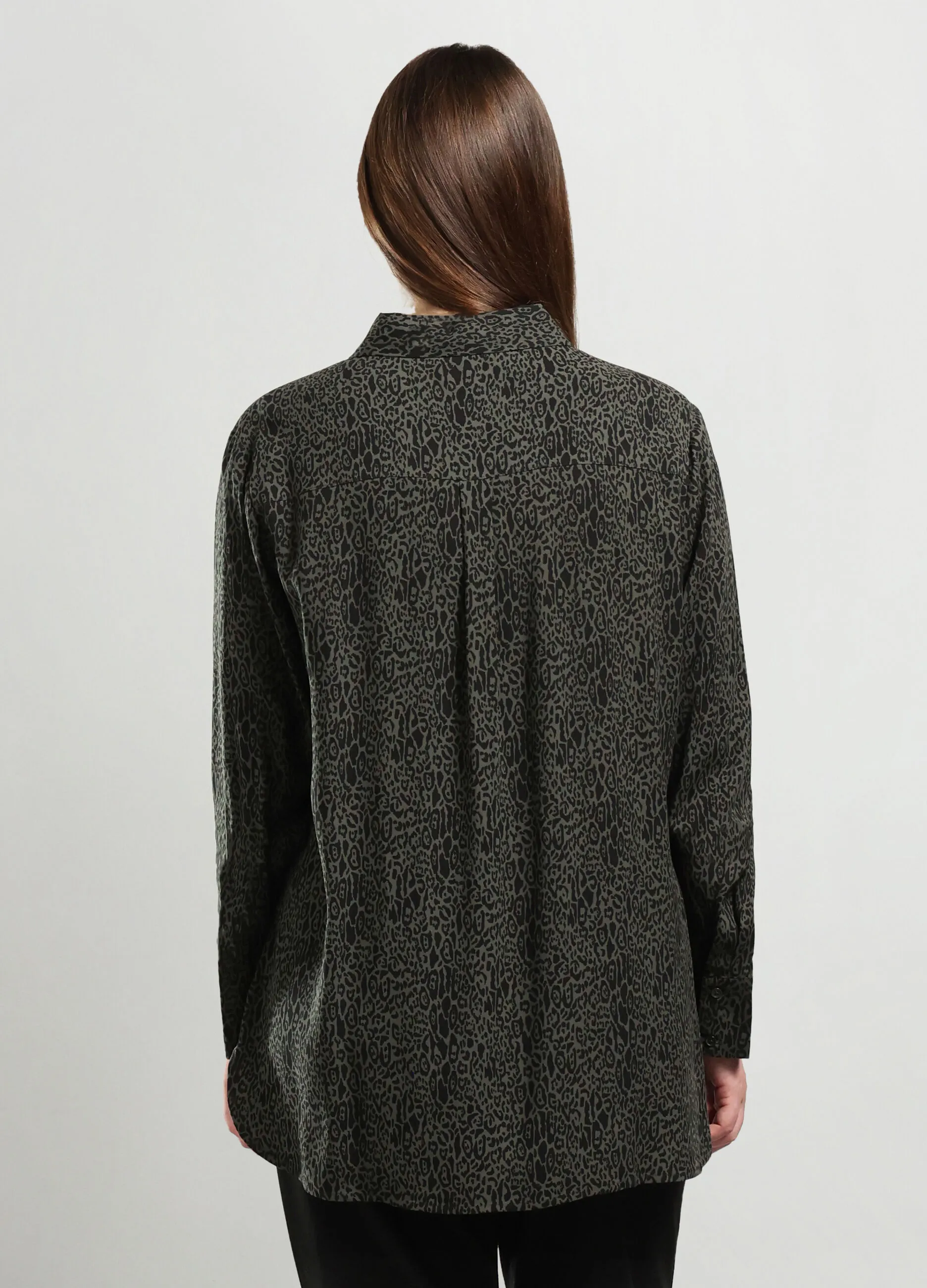 ROSA THEA  Camicia in pura viscosa donna curvy