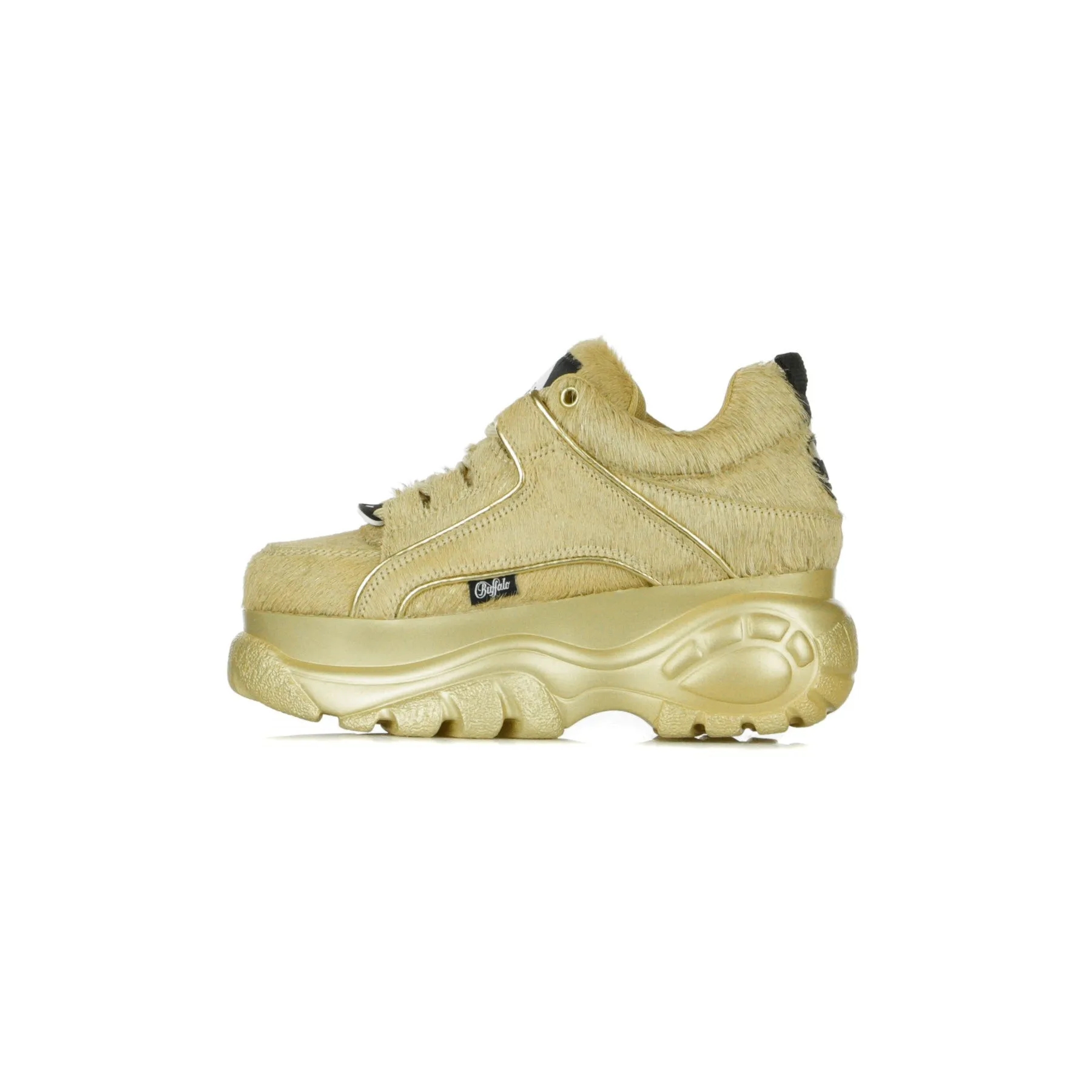 Scarpa Bassa Donna Buffalo Classic Gold Metallic Fur