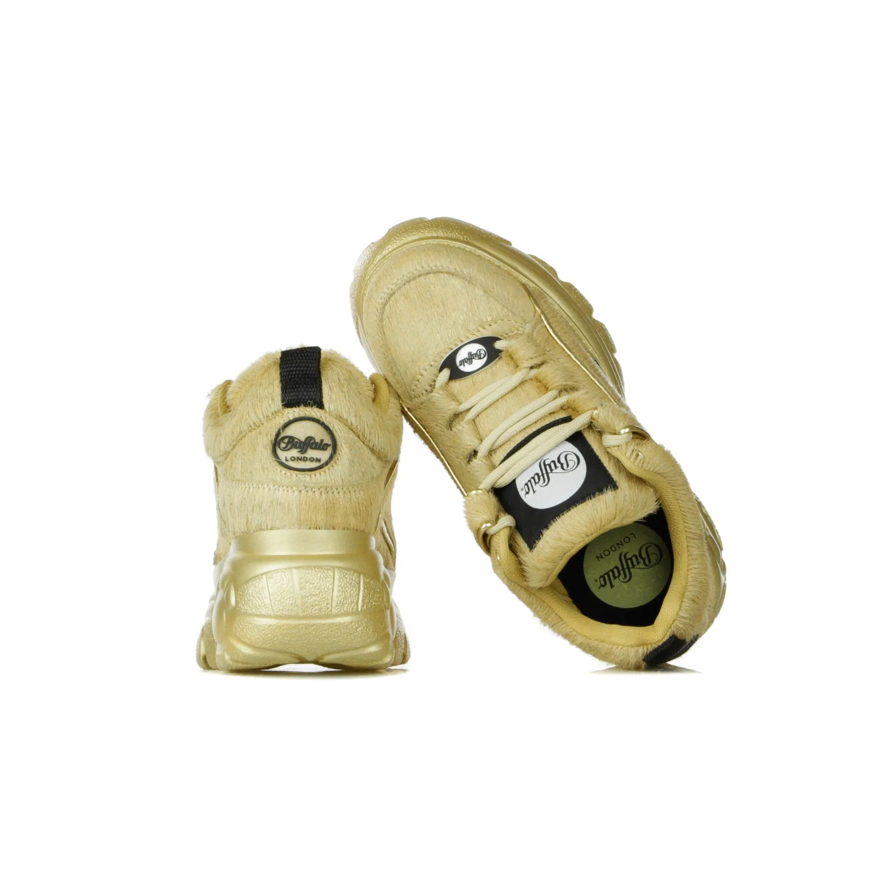 Scarpa Bassa Donna Buffalo Classic Gold Metallic Fur