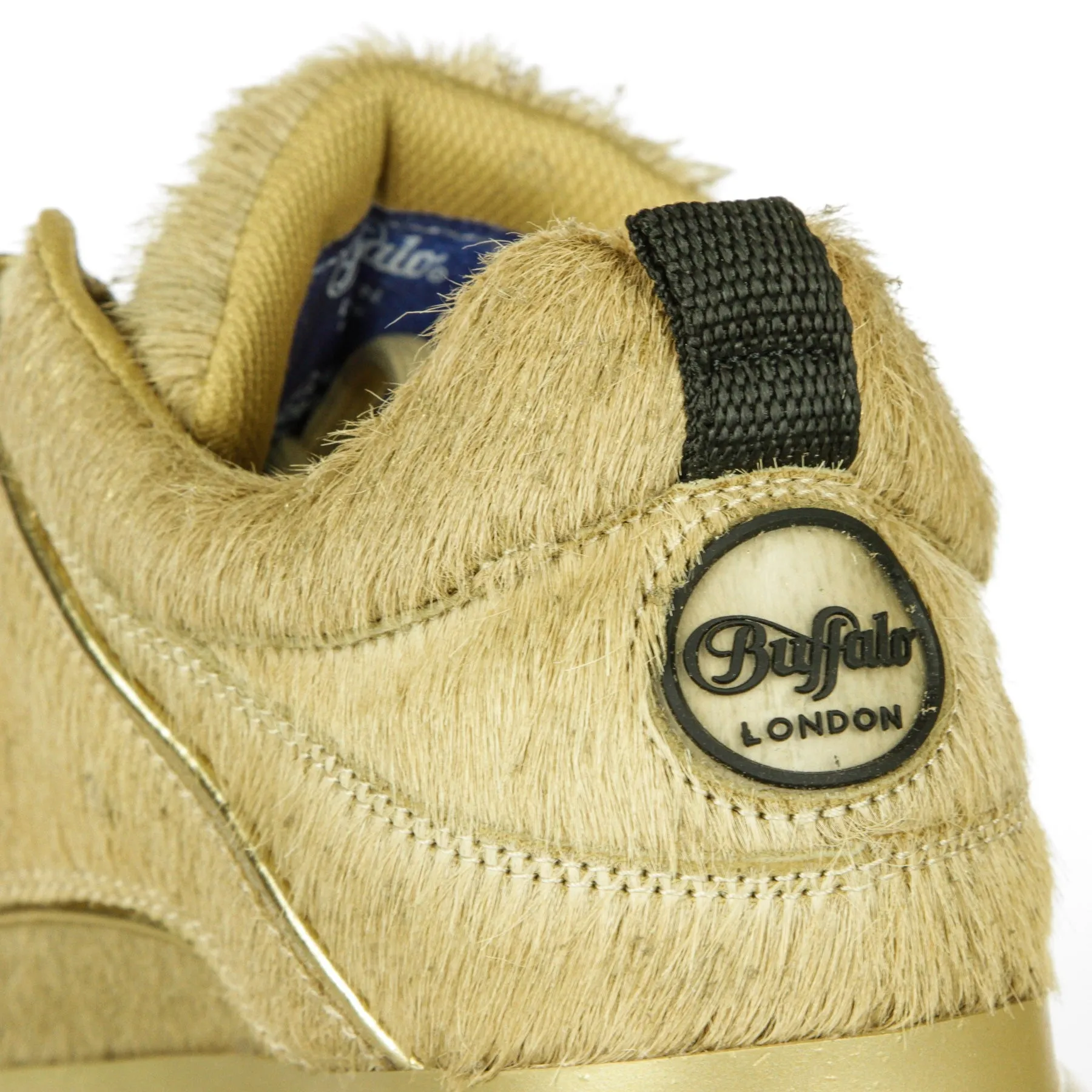 Scarpa Bassa Donna Buffalo Classic Gold Metallic Fur