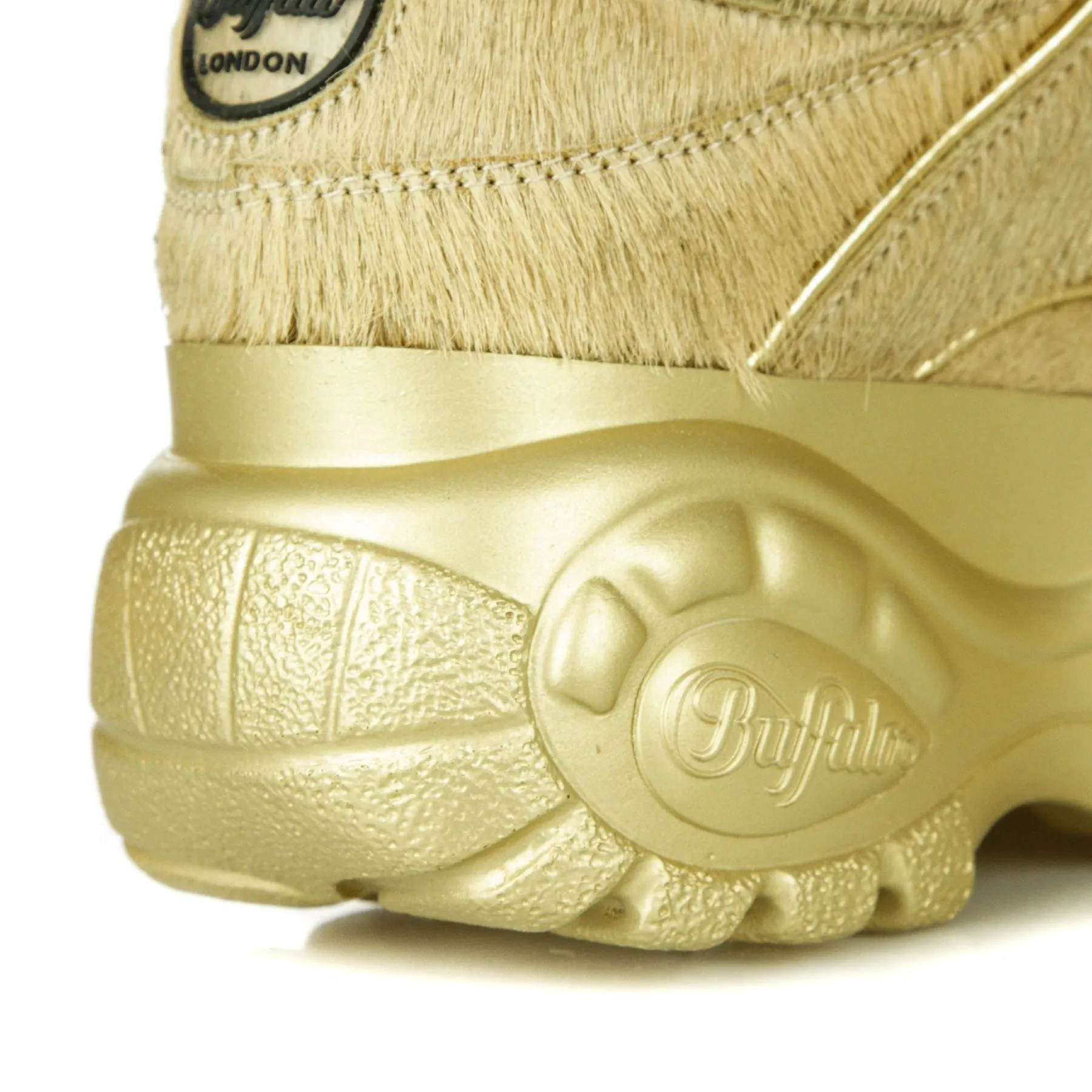 Scarpa Bassa Donna Buffalo Classic Gold Metallic Fur