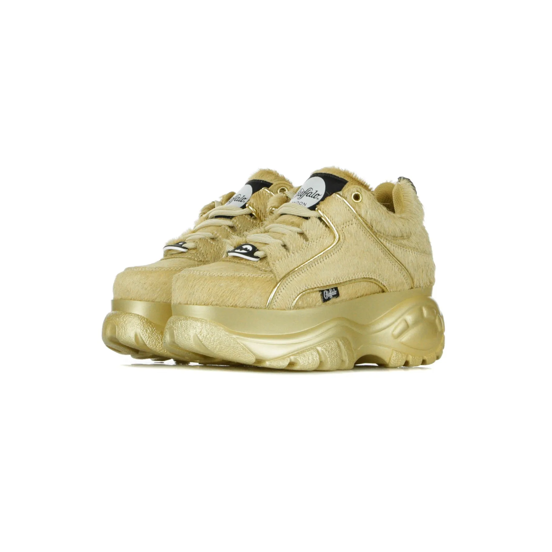 Scarpa Bassa Donna Buffalo Classic Gold Metallic Fur
