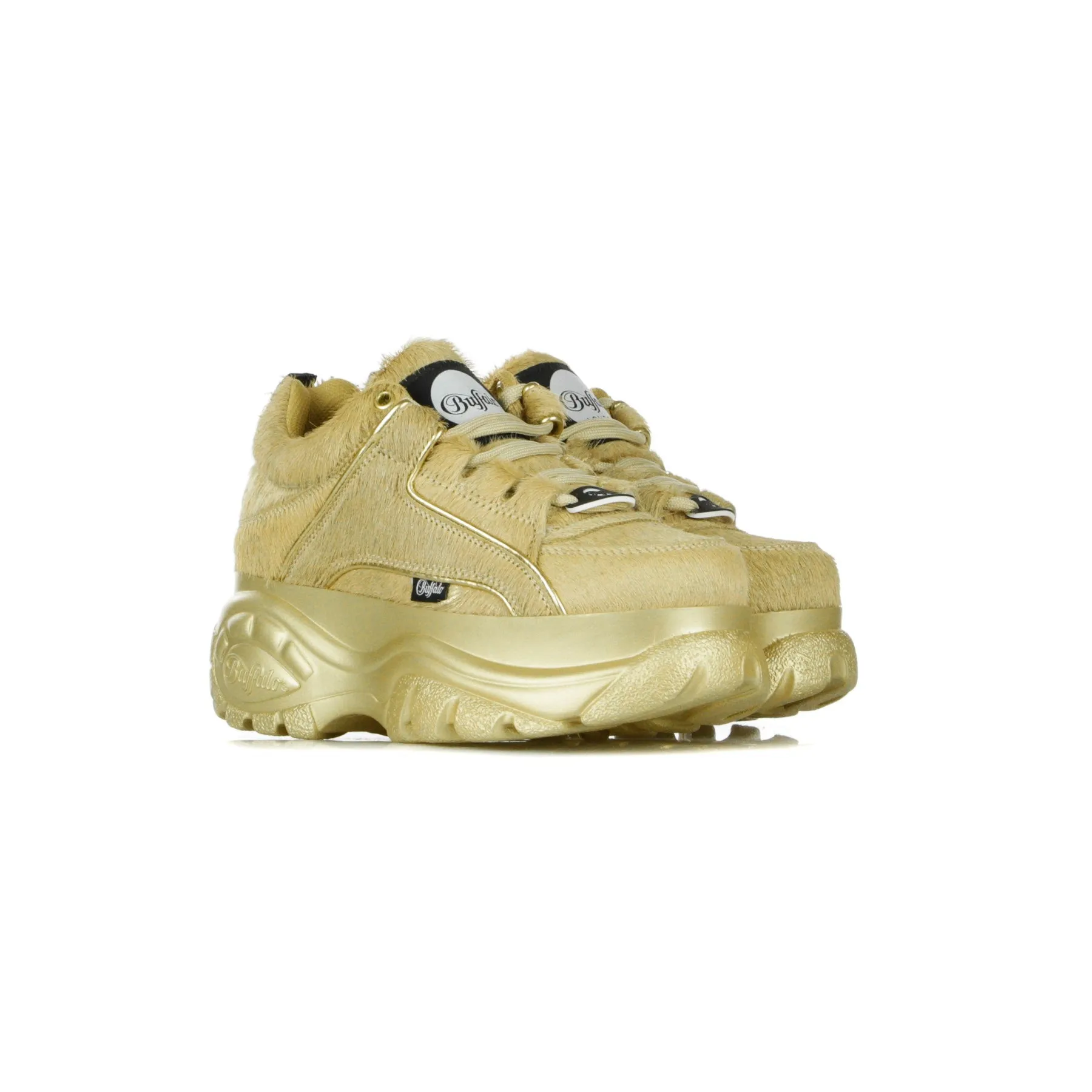Scarpa Bassa Donna Buffalo Classic Gold Metallic Fur