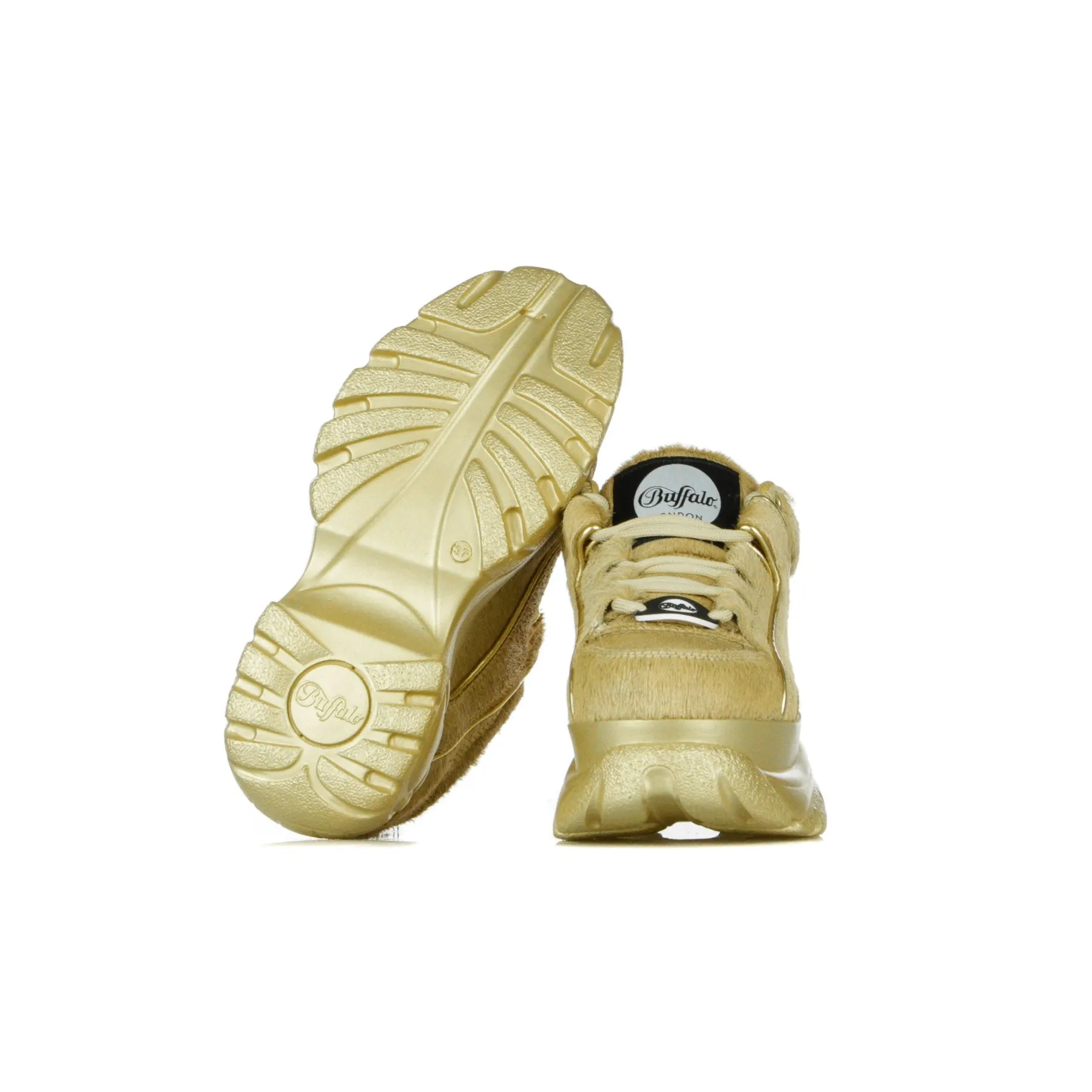 Scarpa Bassa Donna Buffalo Classic Gold Metallic Fur