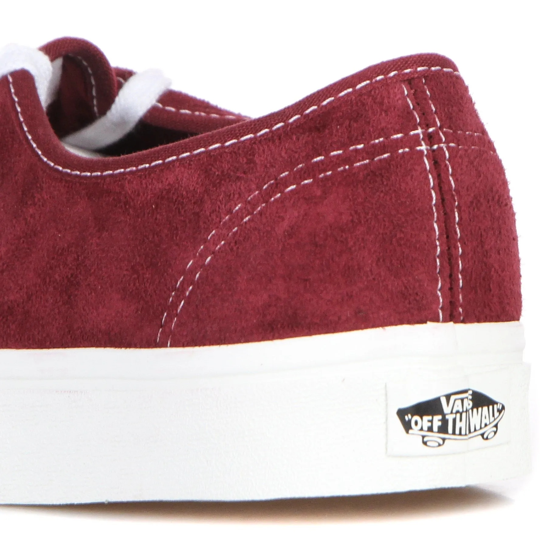 Scarpa Bassa Uomo Authentic (pig Suede) Pomegranate/white