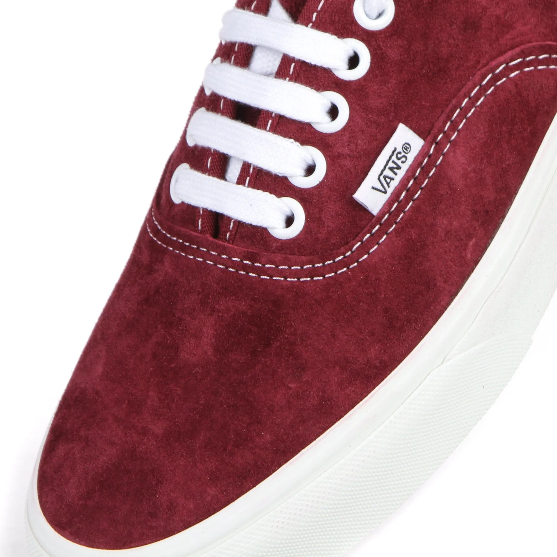 Scarpa Bassa Uomo Authentic (pig Suede) Pomegranate/white