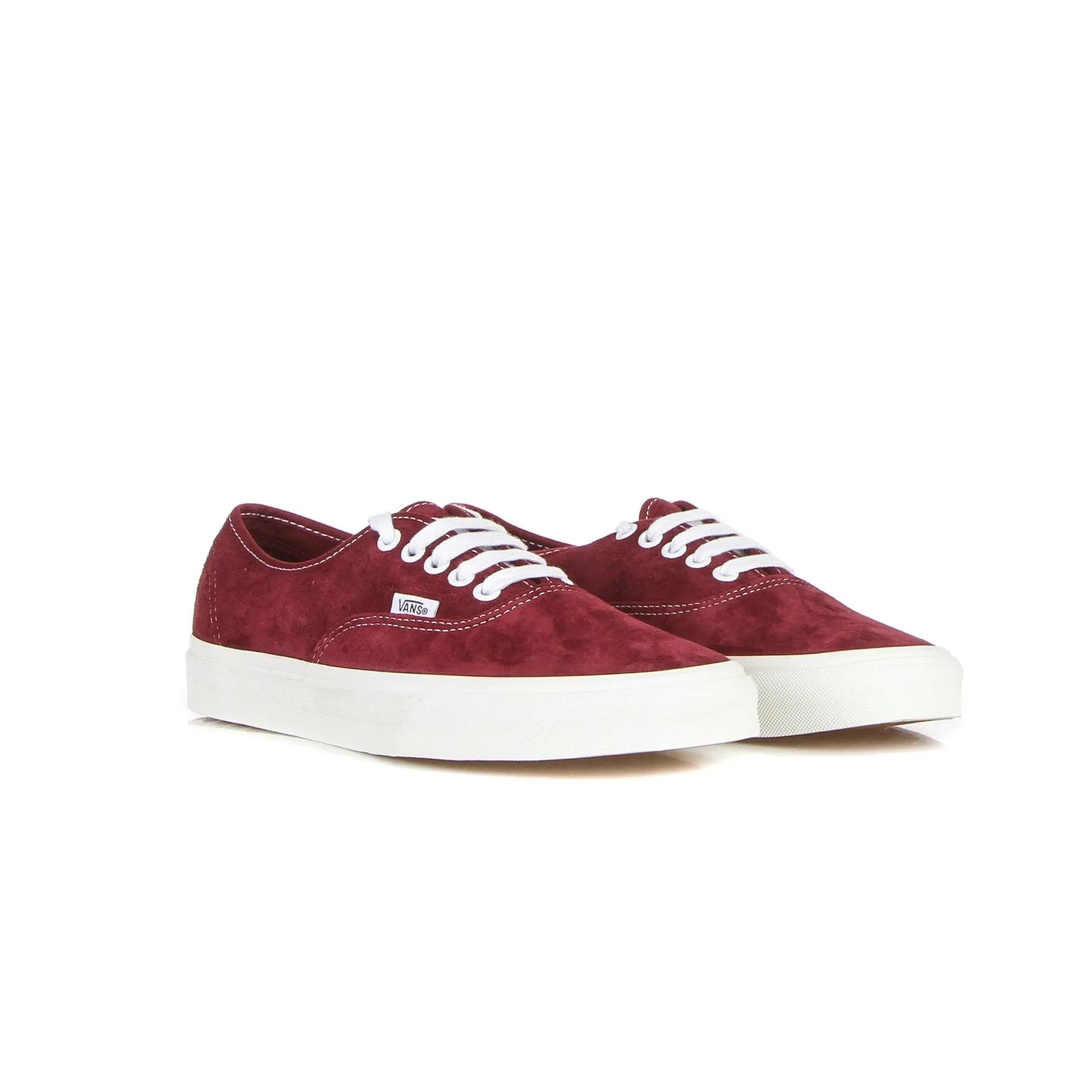 Scarpa Bassa Uomo Authentic (pig Suede) Pomegranate/white