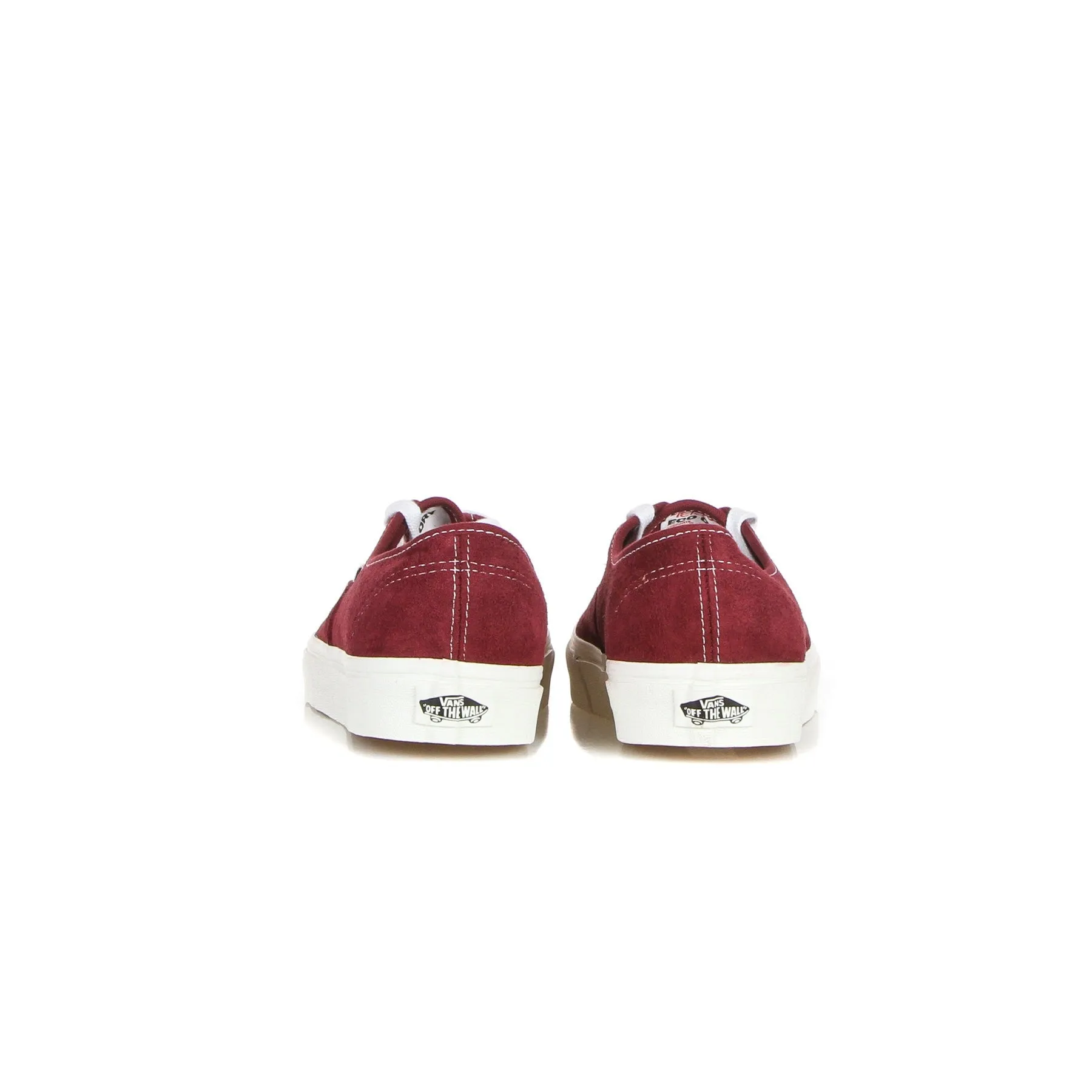 Scarpa Bassa Uomo Authentic (pig Suede) Pomegranate/white