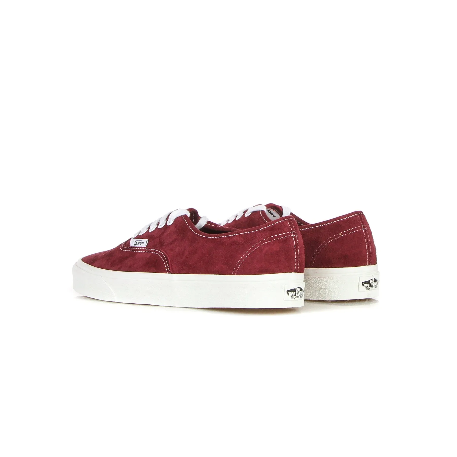 Scarpa Bassa Uomo Authentic (pig Suede) Pomegranate/white