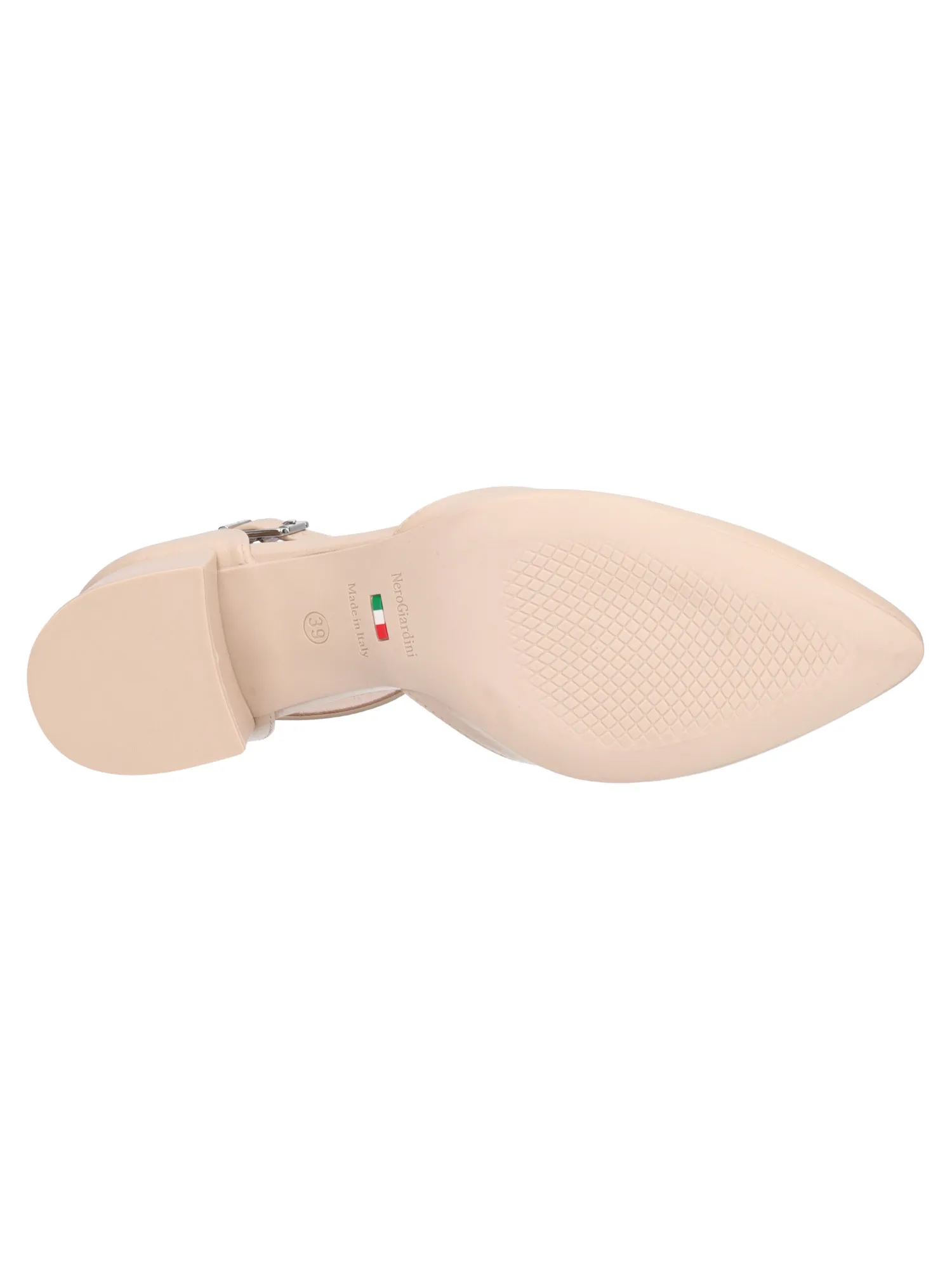Scarpa con tacco largo Nero Giardini da donna beige