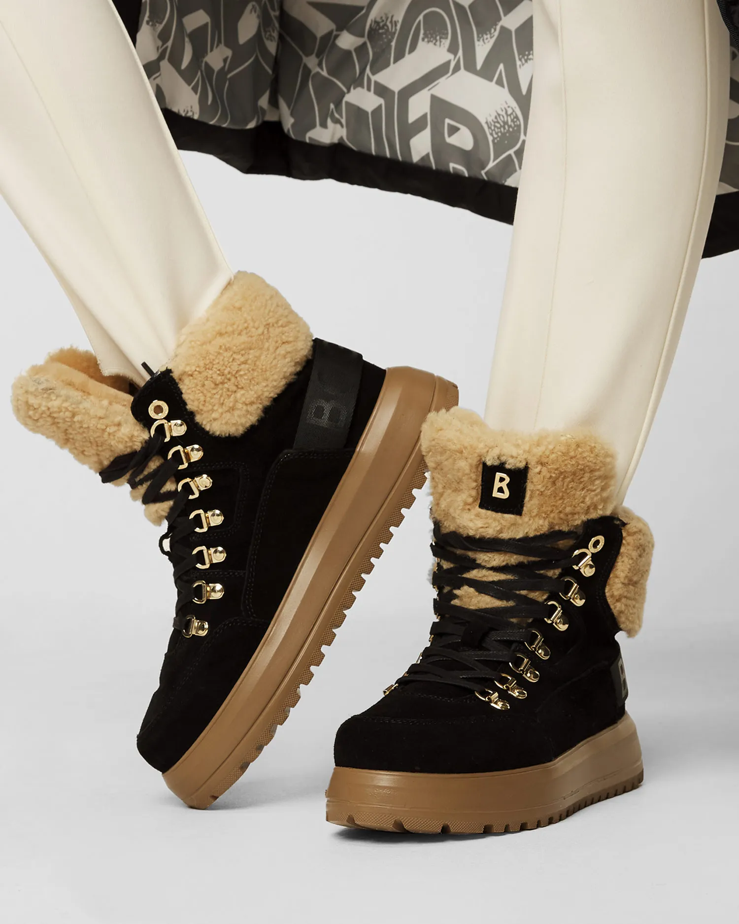 Scarpe invernali in camoscio da donna BOGNER Antwerp L 11 B 22341213-130