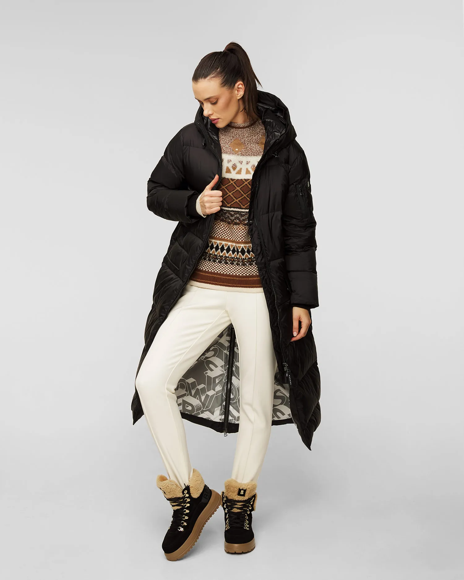 Scarpe invernali in camoscio da donna BOGNER Antwerp L 11 B 22341213-130