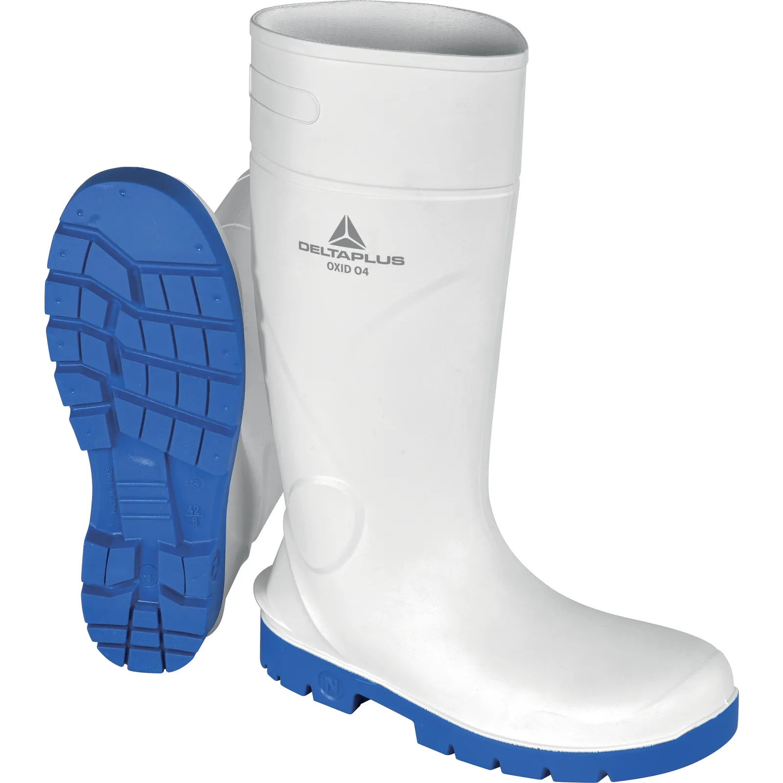 Scarponcini antinfortunistici Delta Plus da  Unisex tg. 39, col. Blu, Bianco , resistenti all'acqua