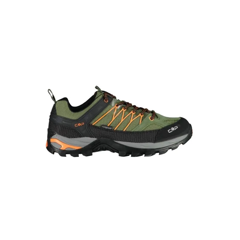 Scarpone da trekking CMP RIGEL LOW TREKKING SHOES WP (GREY-FLAME) Uomo