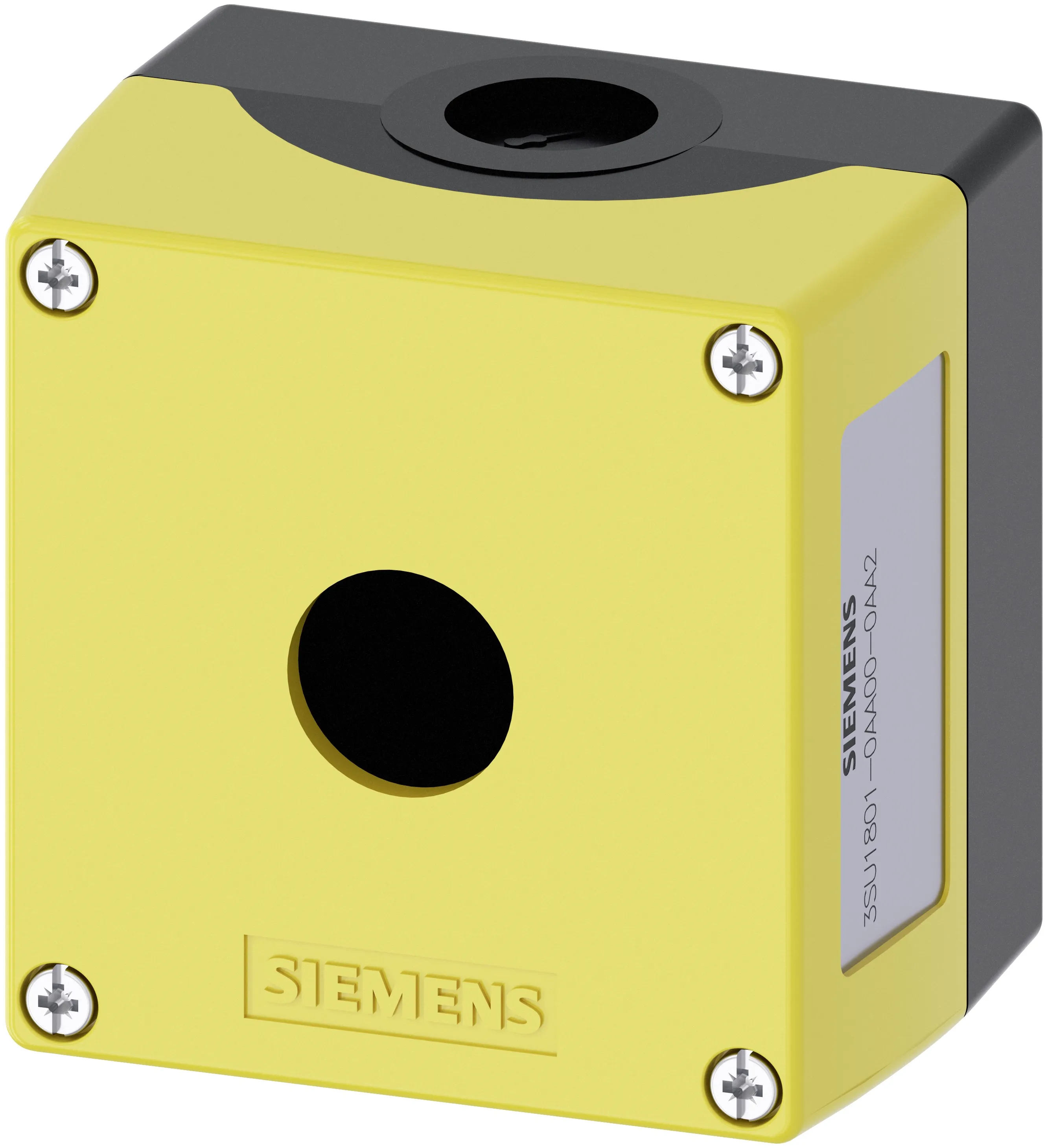 Scatola per pulsante Siemens, 1 foro, Ø 22mm, 85 x 85 x 64mm, , IP66, IP67, IP69(IP69K)