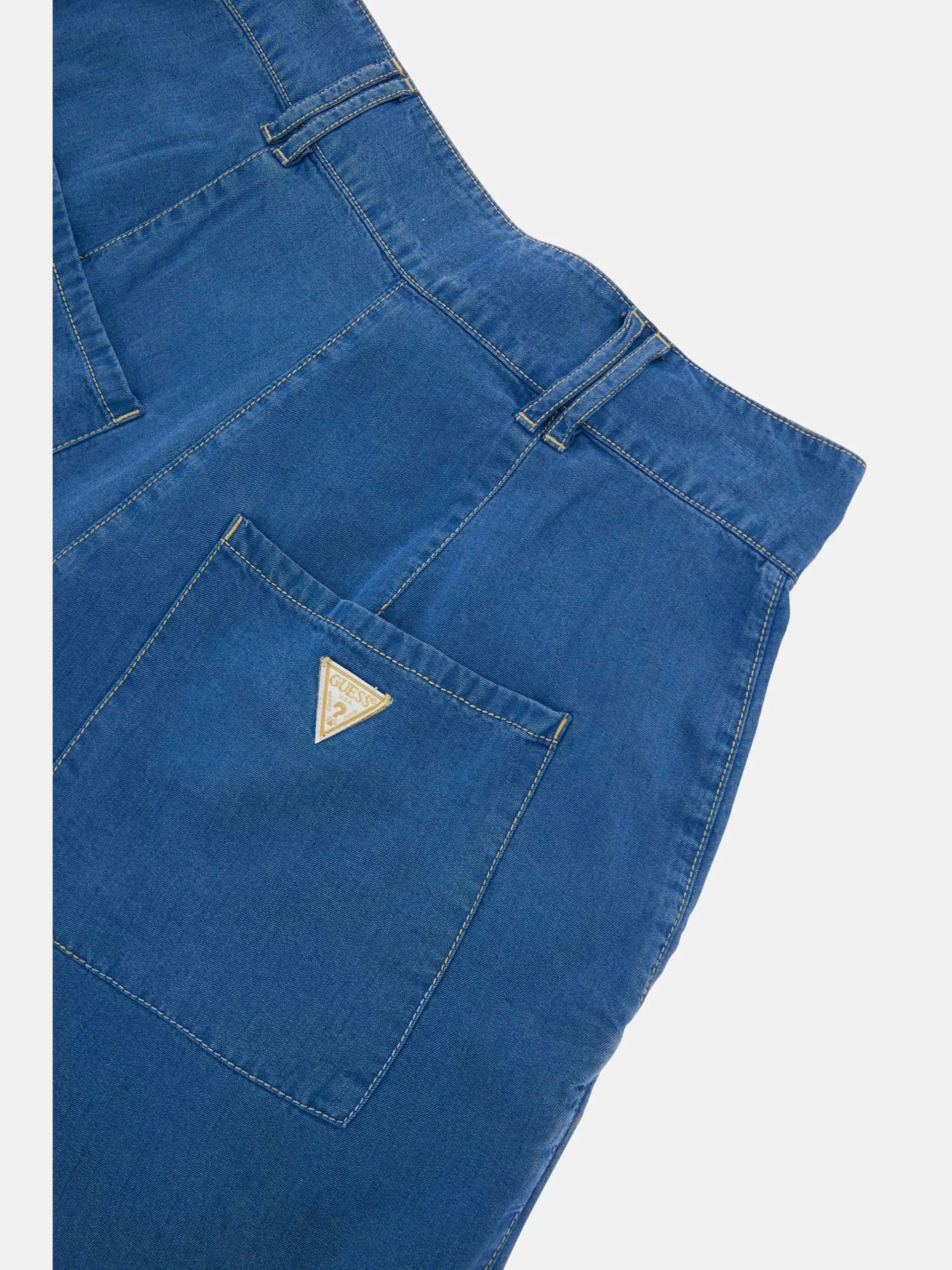 Shorts jeans a vita alta guess