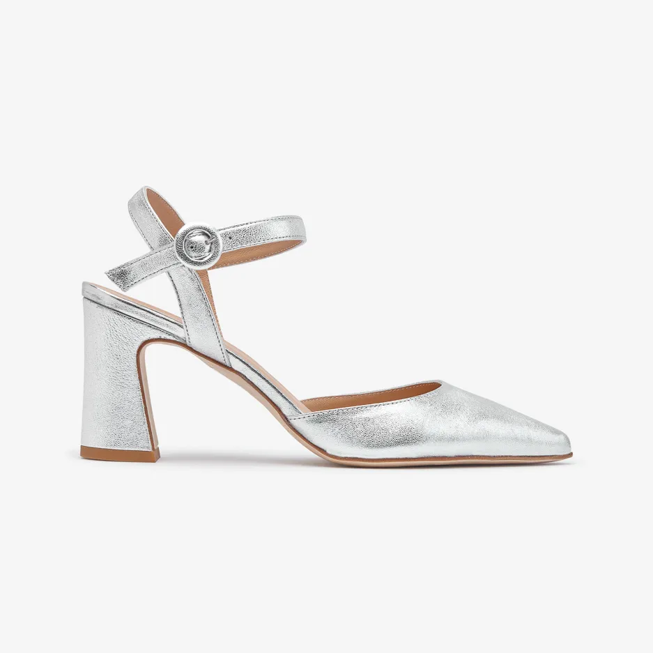 Slingback Argento