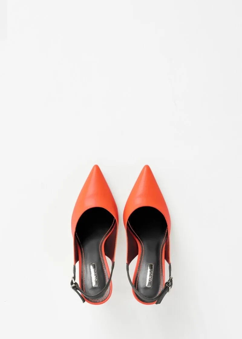 Slingback in nappa
