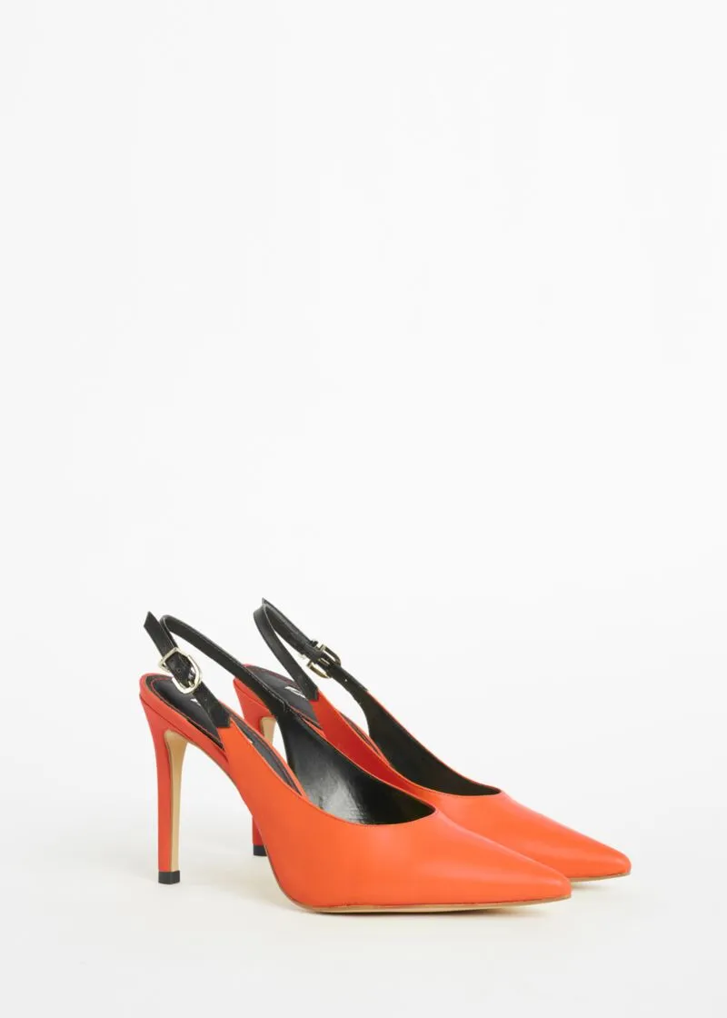 Slingback in nappa