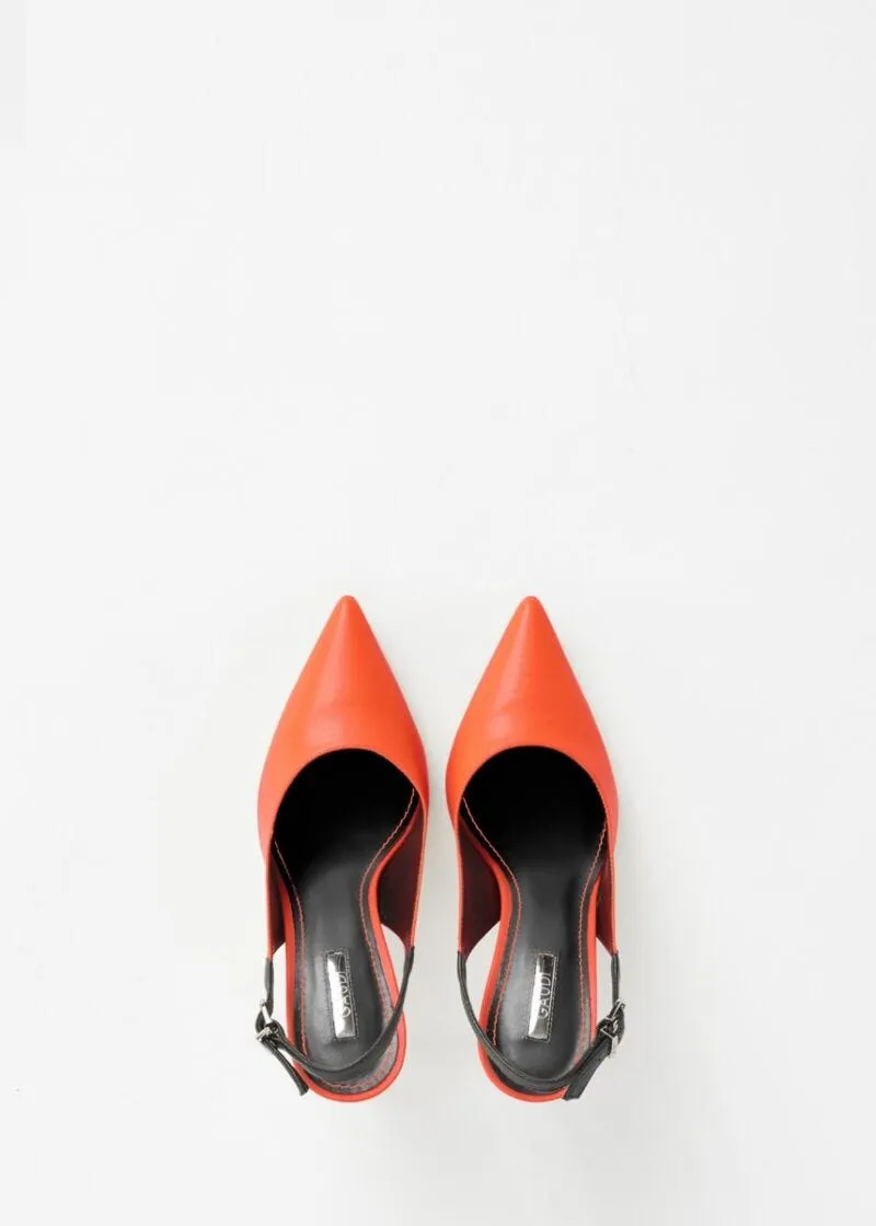 Slingback in nappa