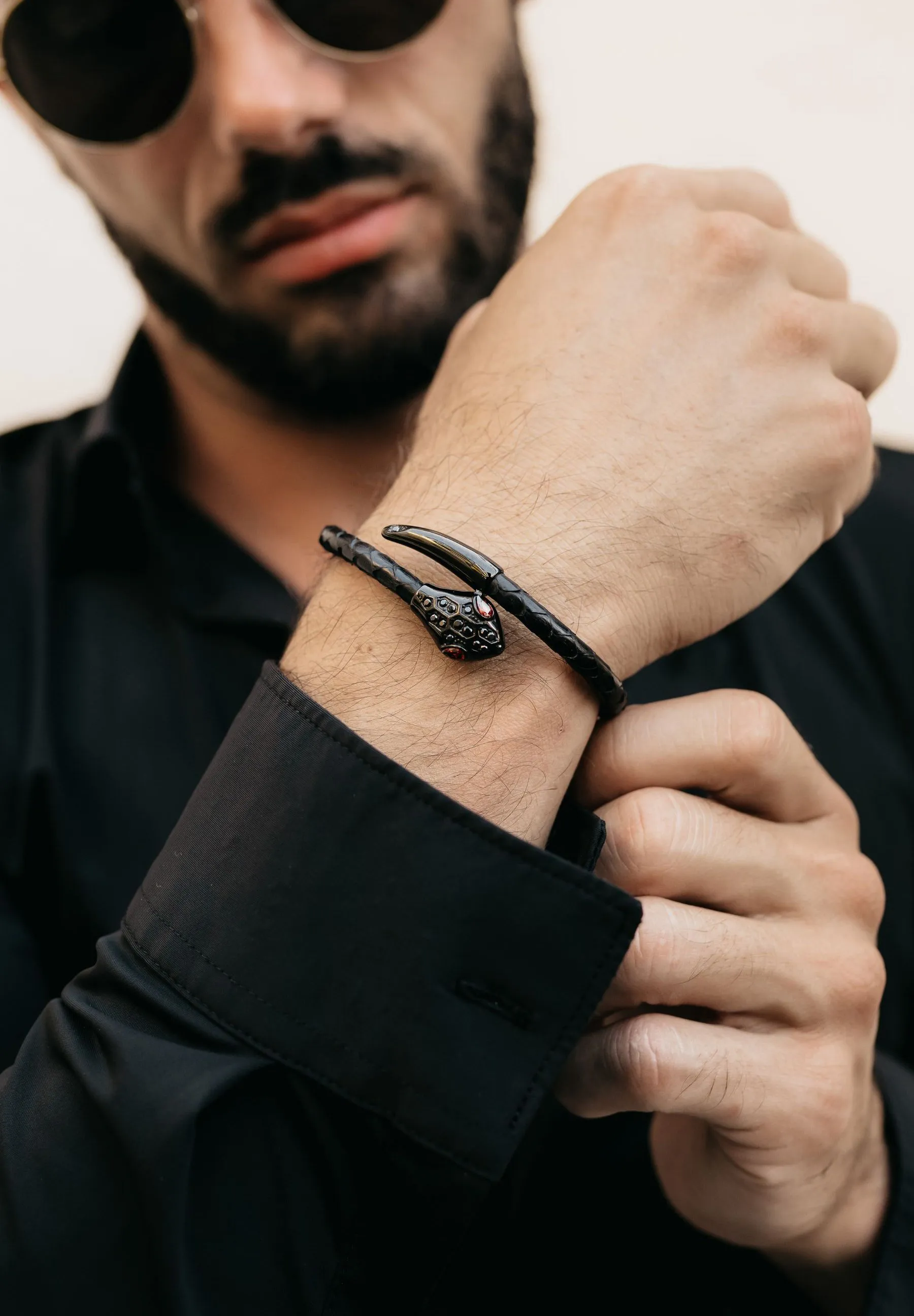 SNAKE HEAD - Bracciale
