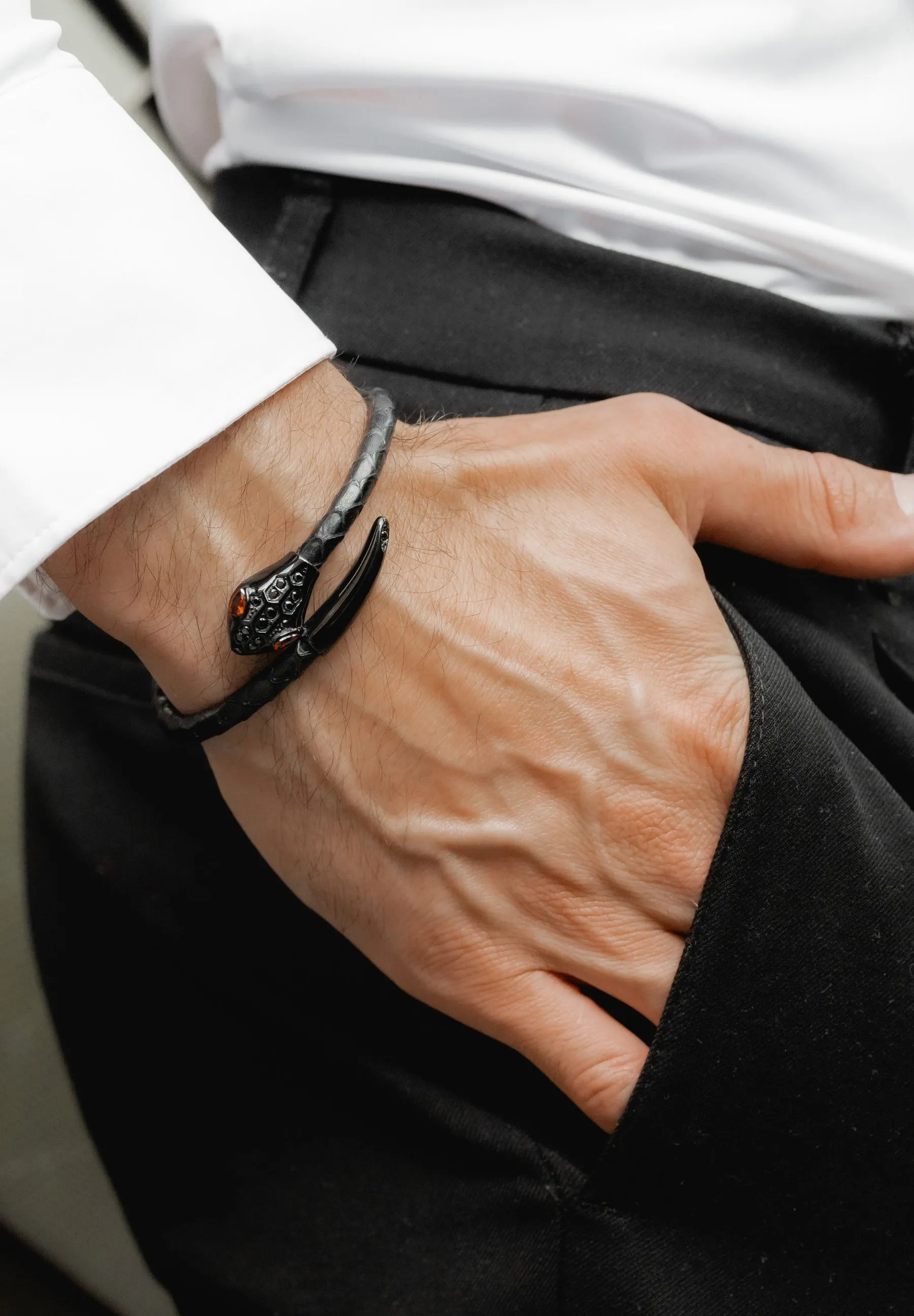 SNAKE HEAD - Bracciale
