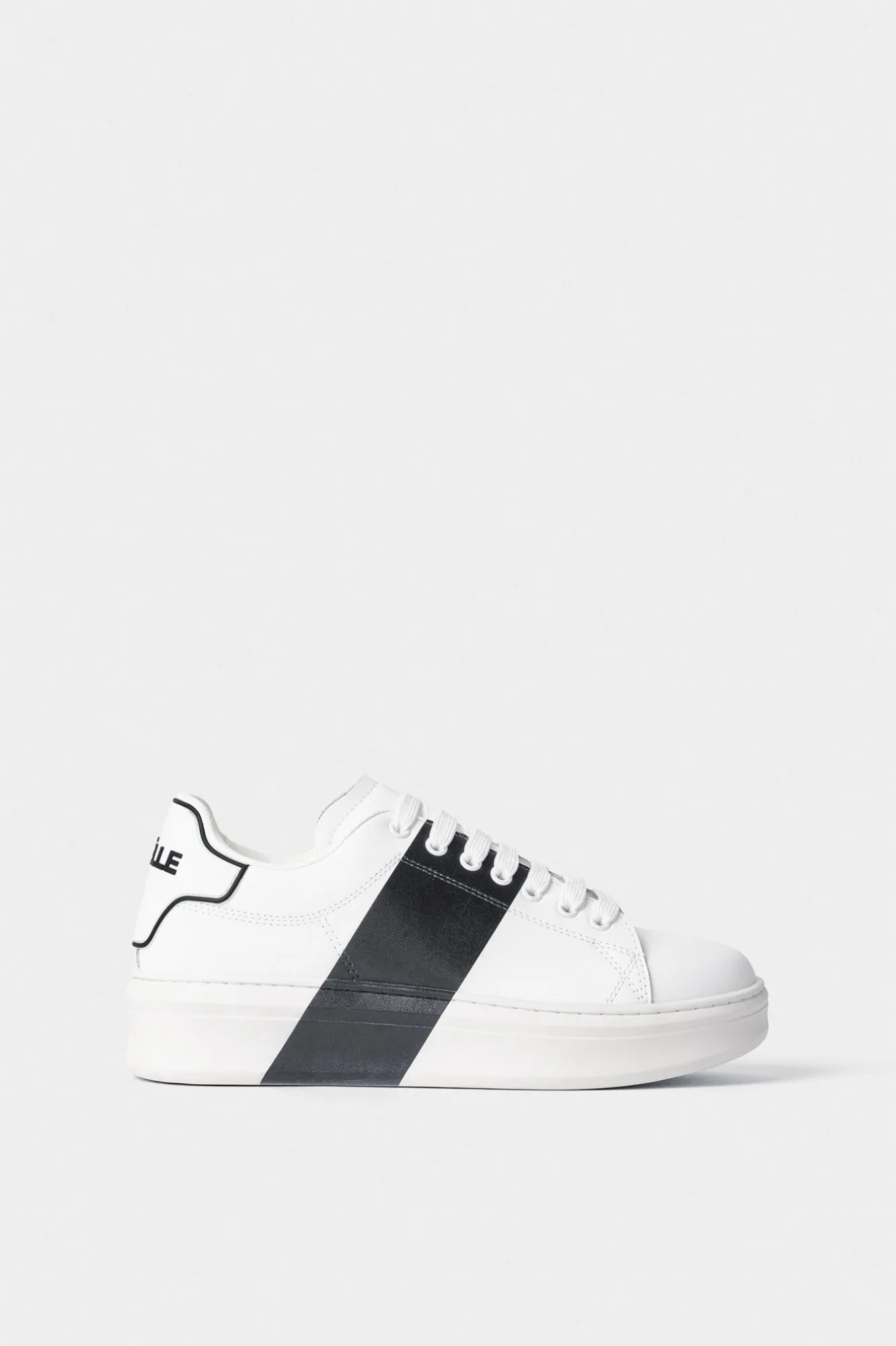 Sneakers Addict In Action Leather Nero - Gaëlle Paris