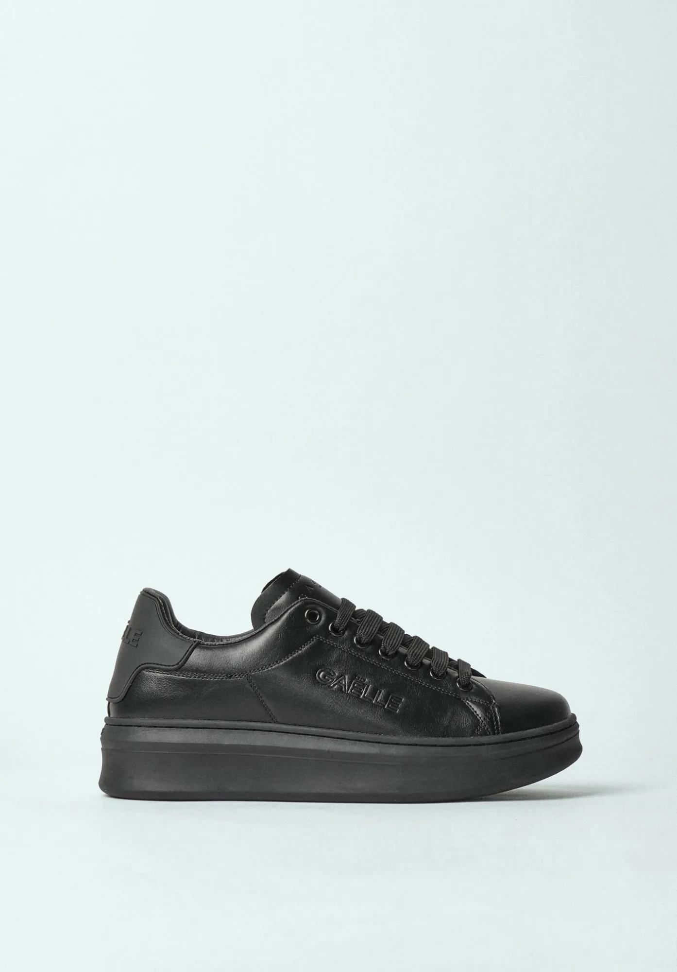 Sneakers Addict In Ecopelle Nero - Gaëlle Paris